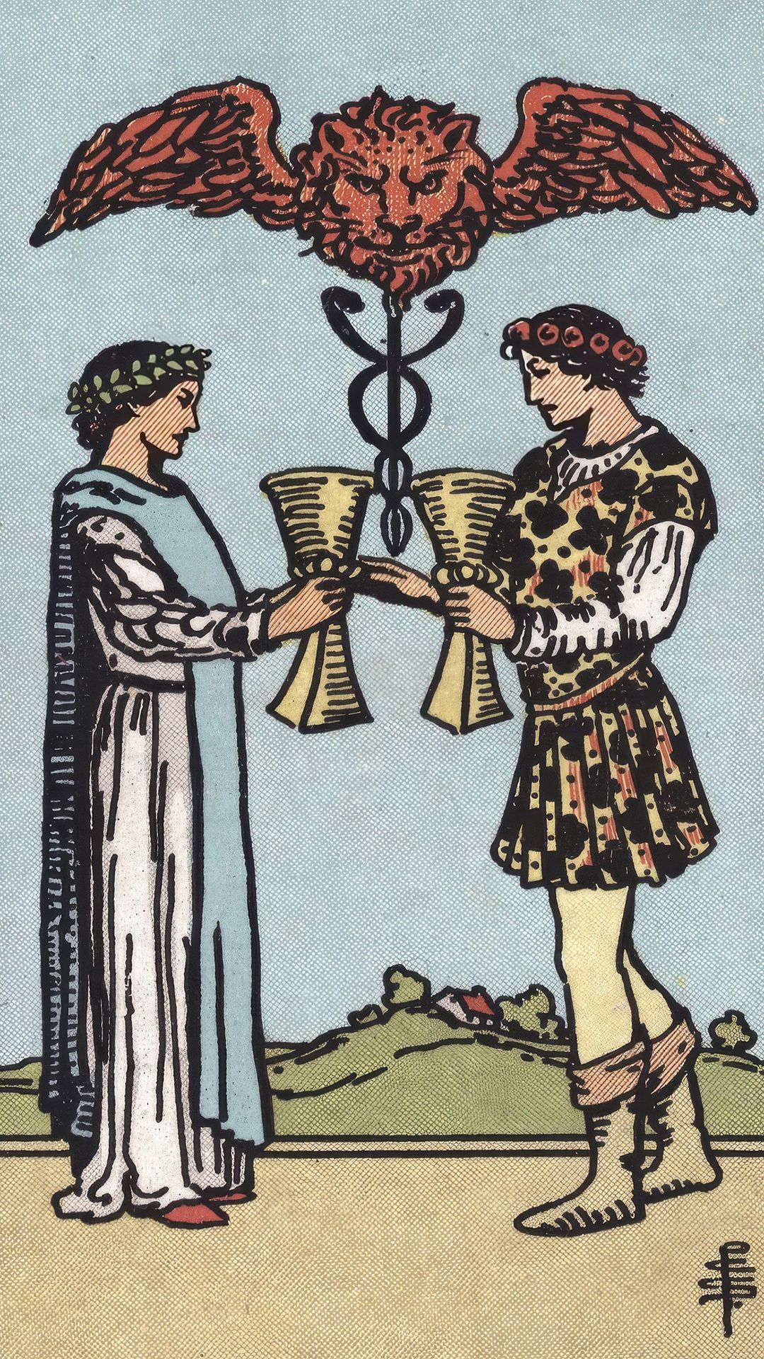 Combinazioni delle carte Il Matto e Due di Coppe