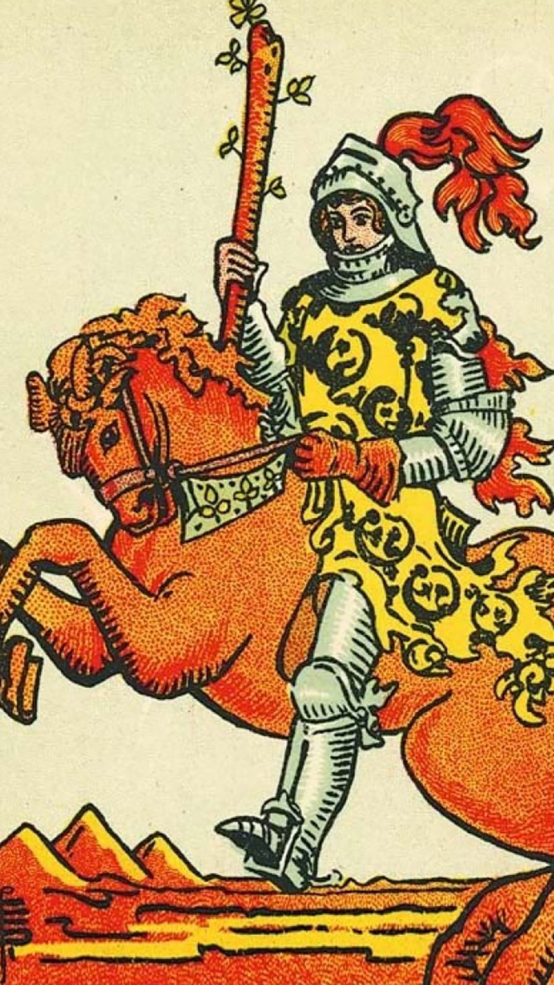 Combinazioni delle carte Il Matto e Cavaliere di Bastoni