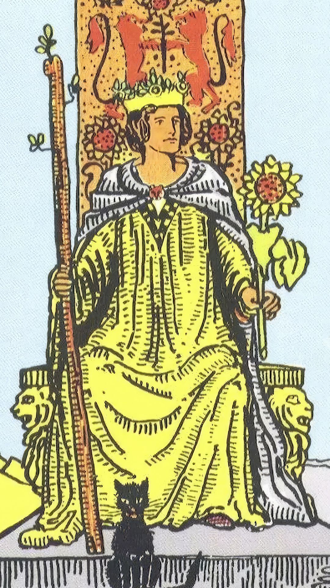 Combinazioni delle carte Il Matto e Regina di Bastoni