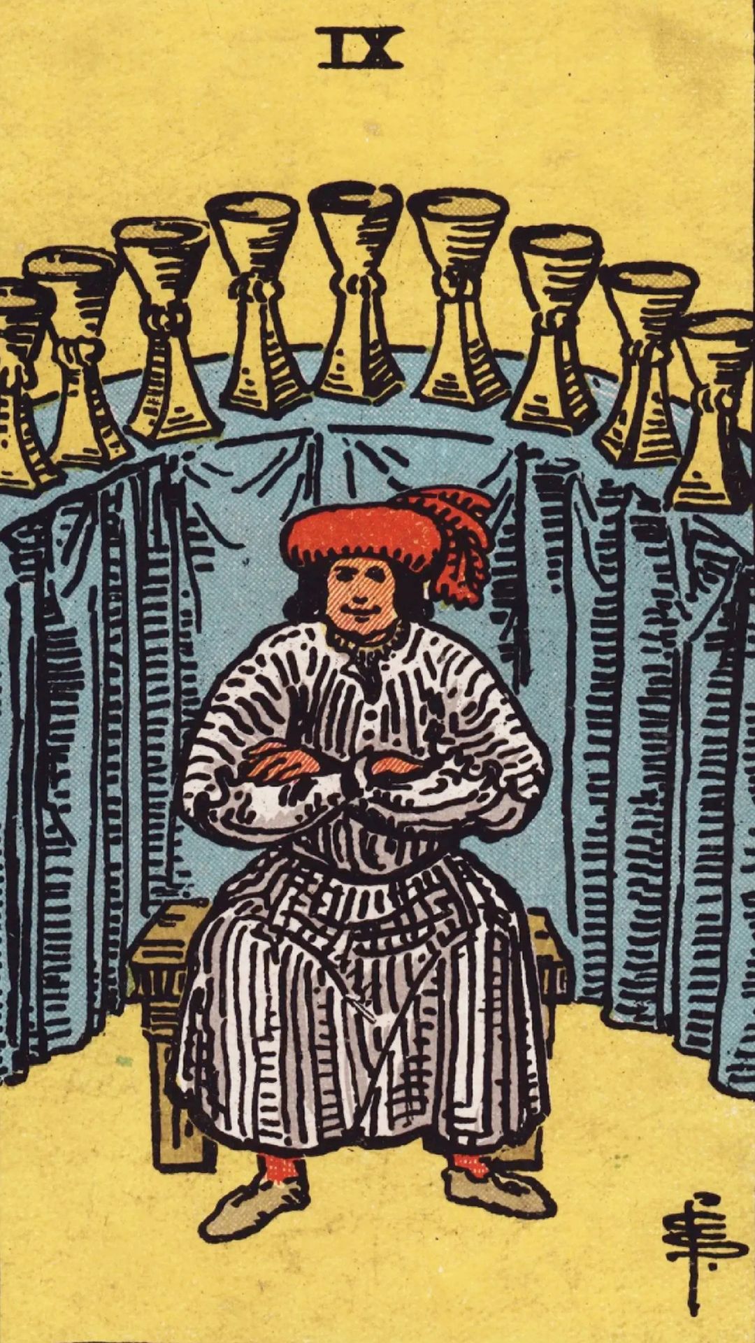 Combinazioni delle carte Il Matto e Nove di Coppe