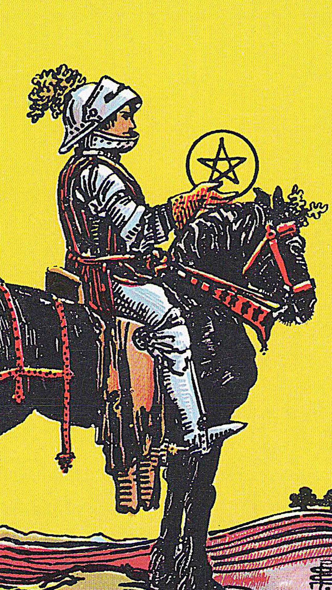 Significato della Carta dei Tarocchi Cavaliere di Denari