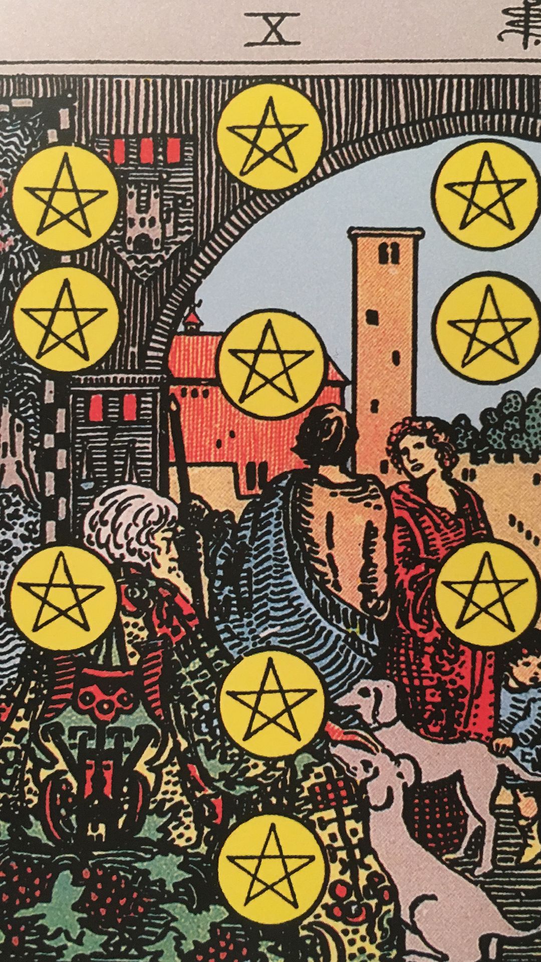 Significato della Carta dei Tarocchi Dieci di Denari