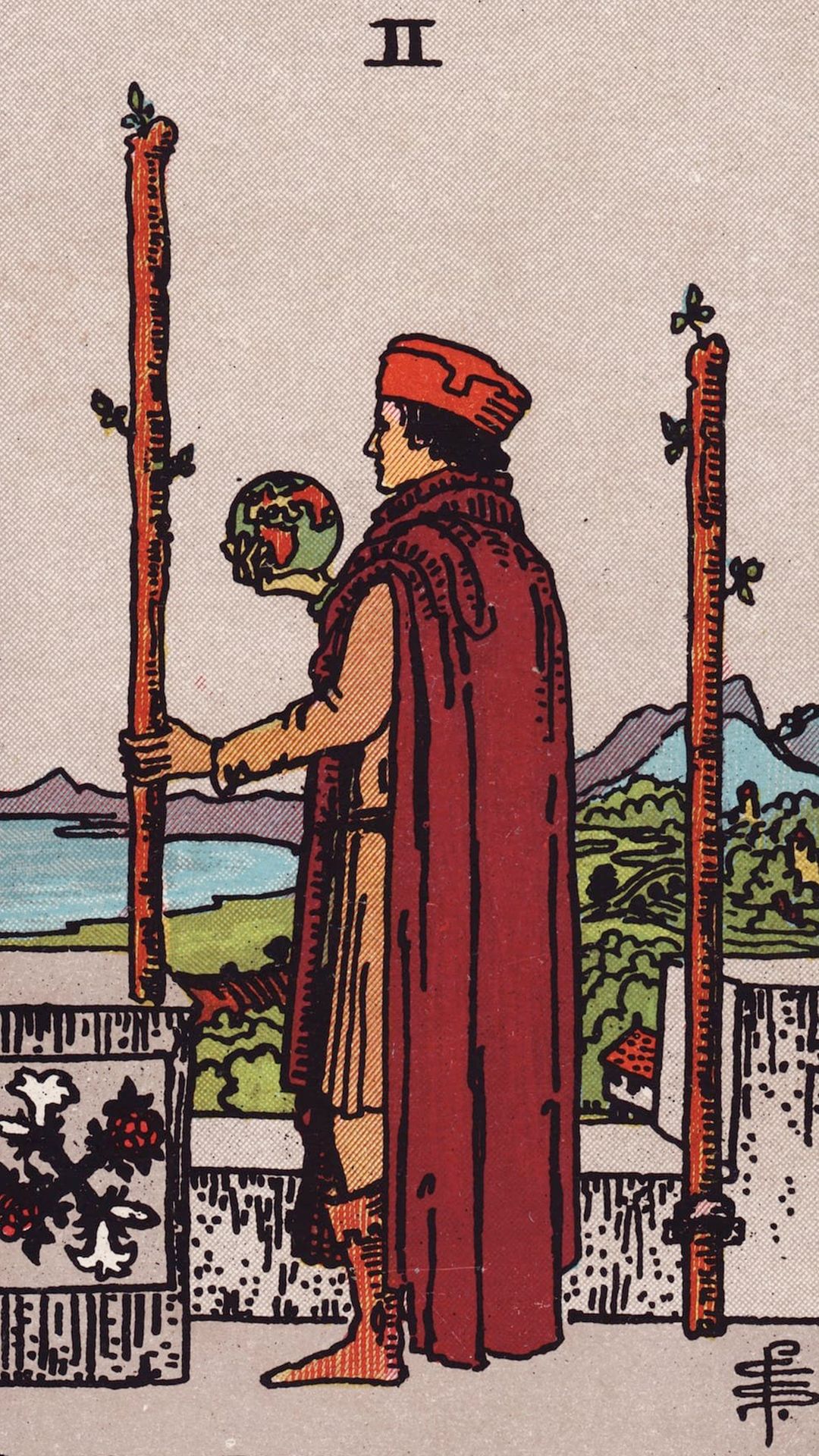 Combinazioni delle carte Il Matto e Due di Bastoni