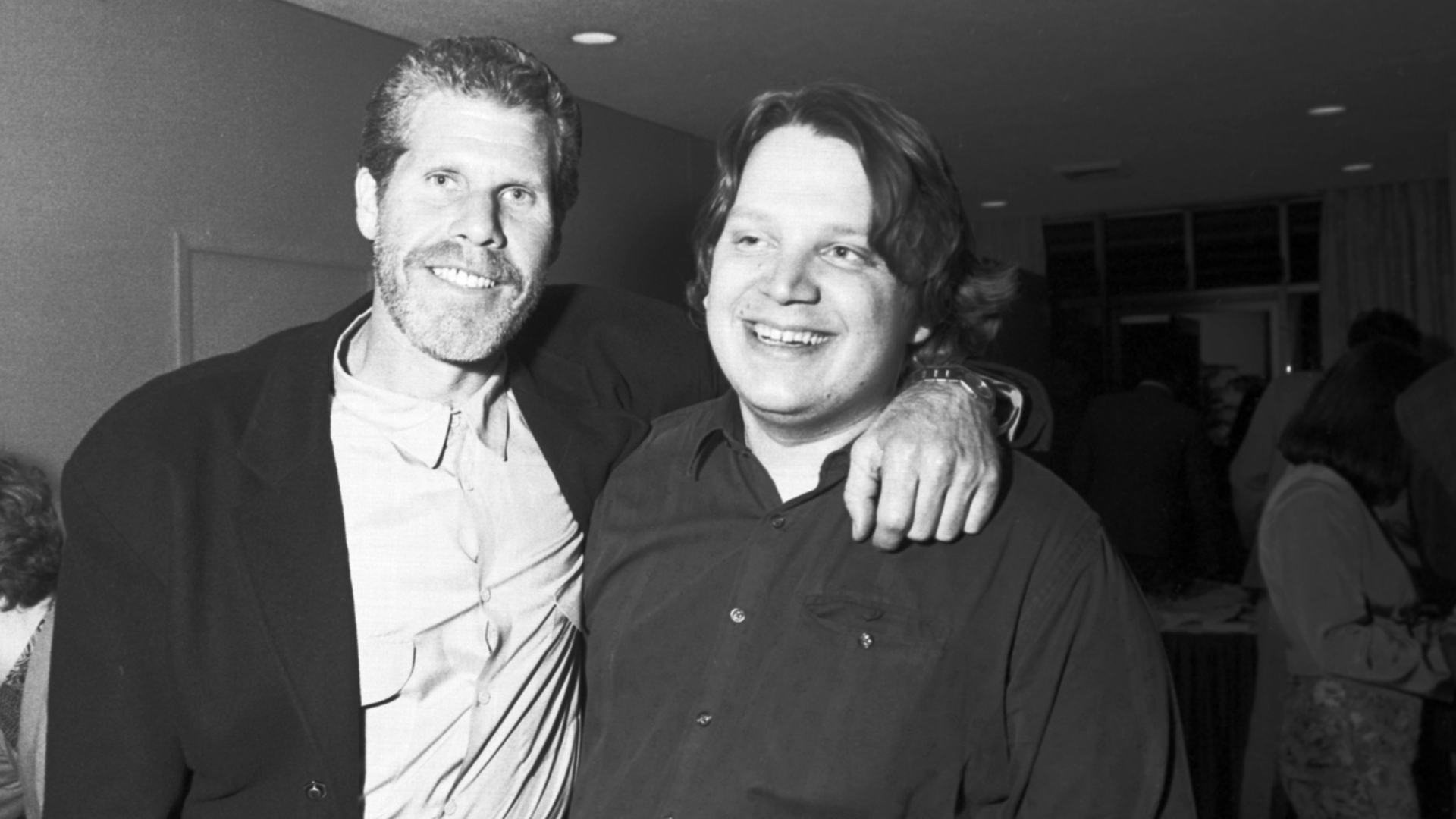 Un giovane Ron Perlman e Guillermo del Toro