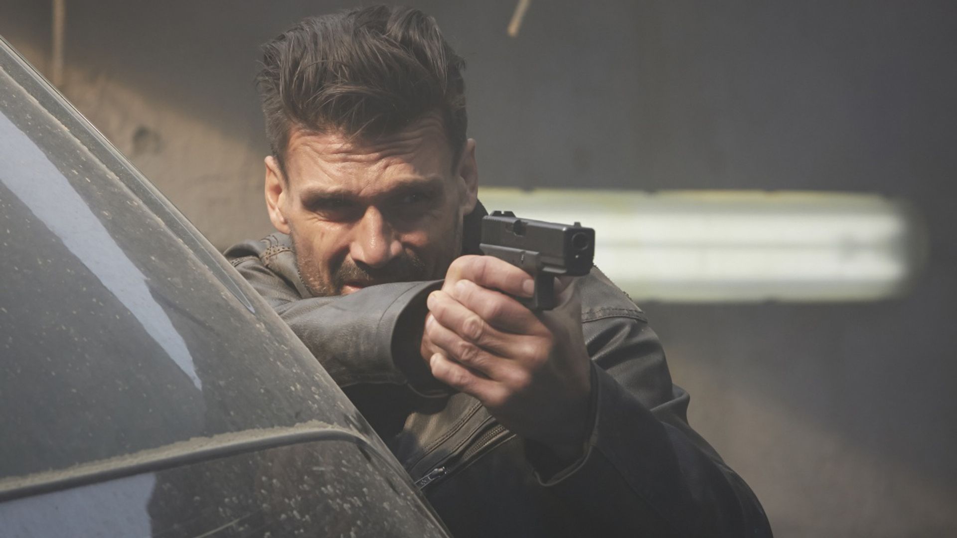 Frank Grillo nel film "Beyond Skyline"
