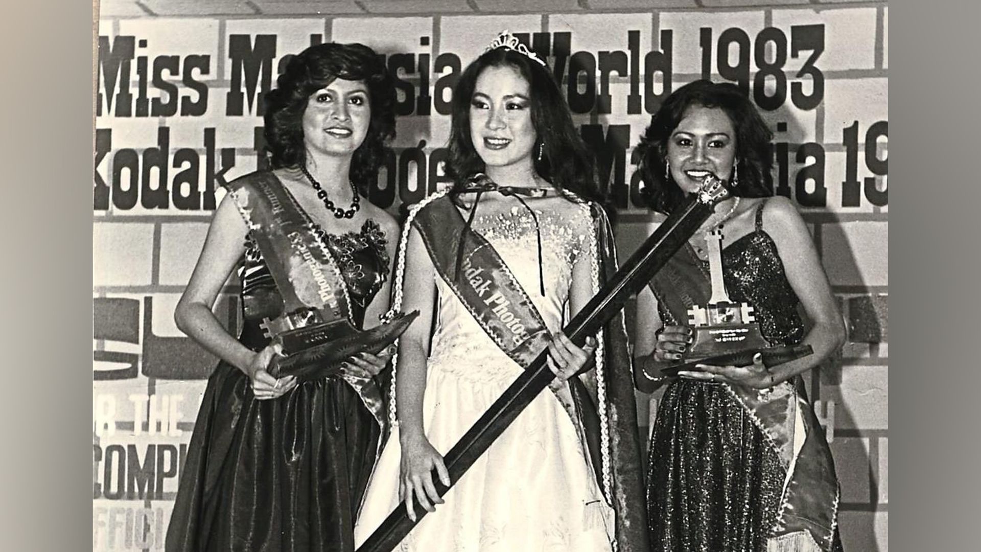 Michelle Yeoh al concorso Miss Malaysia 1983