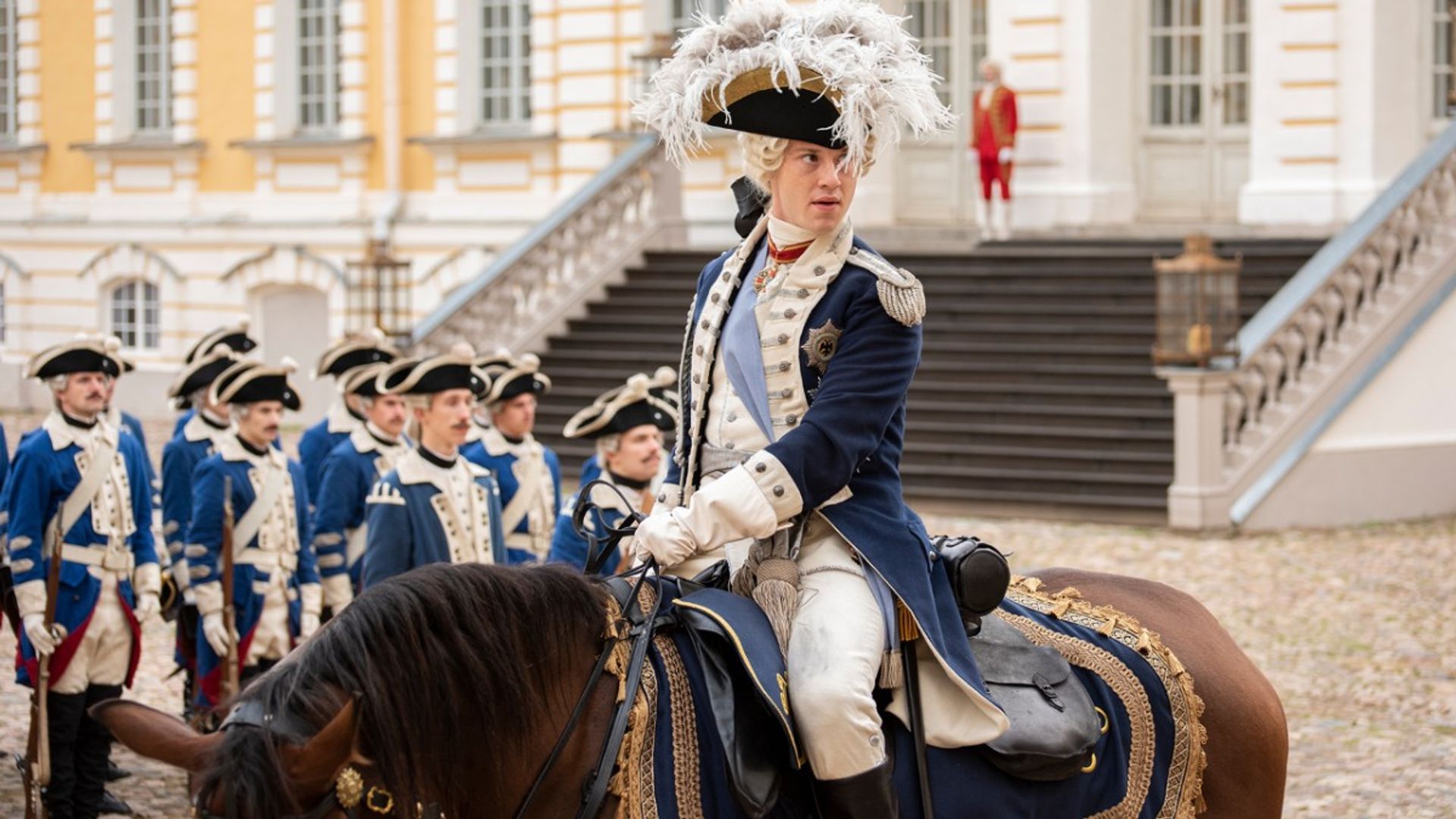 Joseph Quinn nella serie "Catherine the Great"