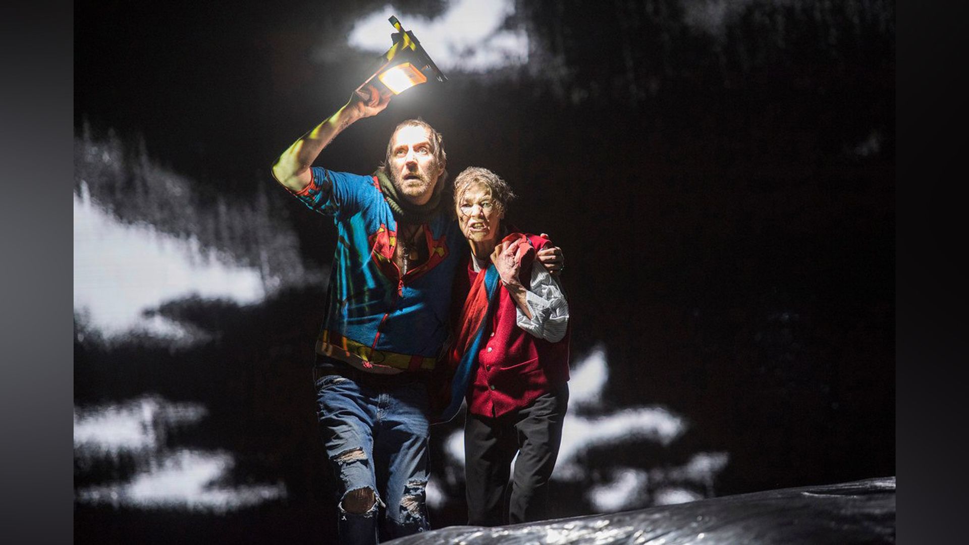 Rhys Ifans nella pièce 'King Lear'