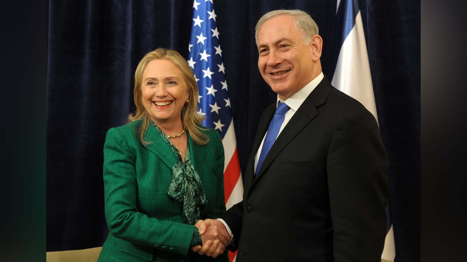 Benjamin Netanyahu e Hillary Clinton