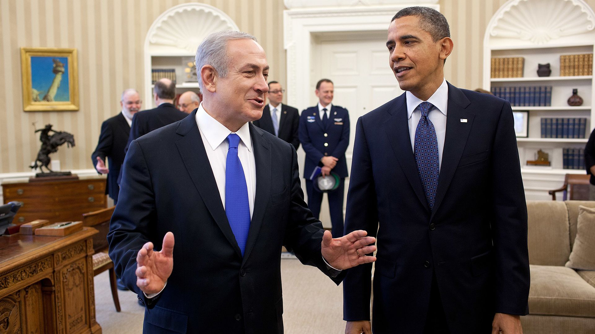 Benjamin Netanyahu in incontro con Barack Obama (2012)
