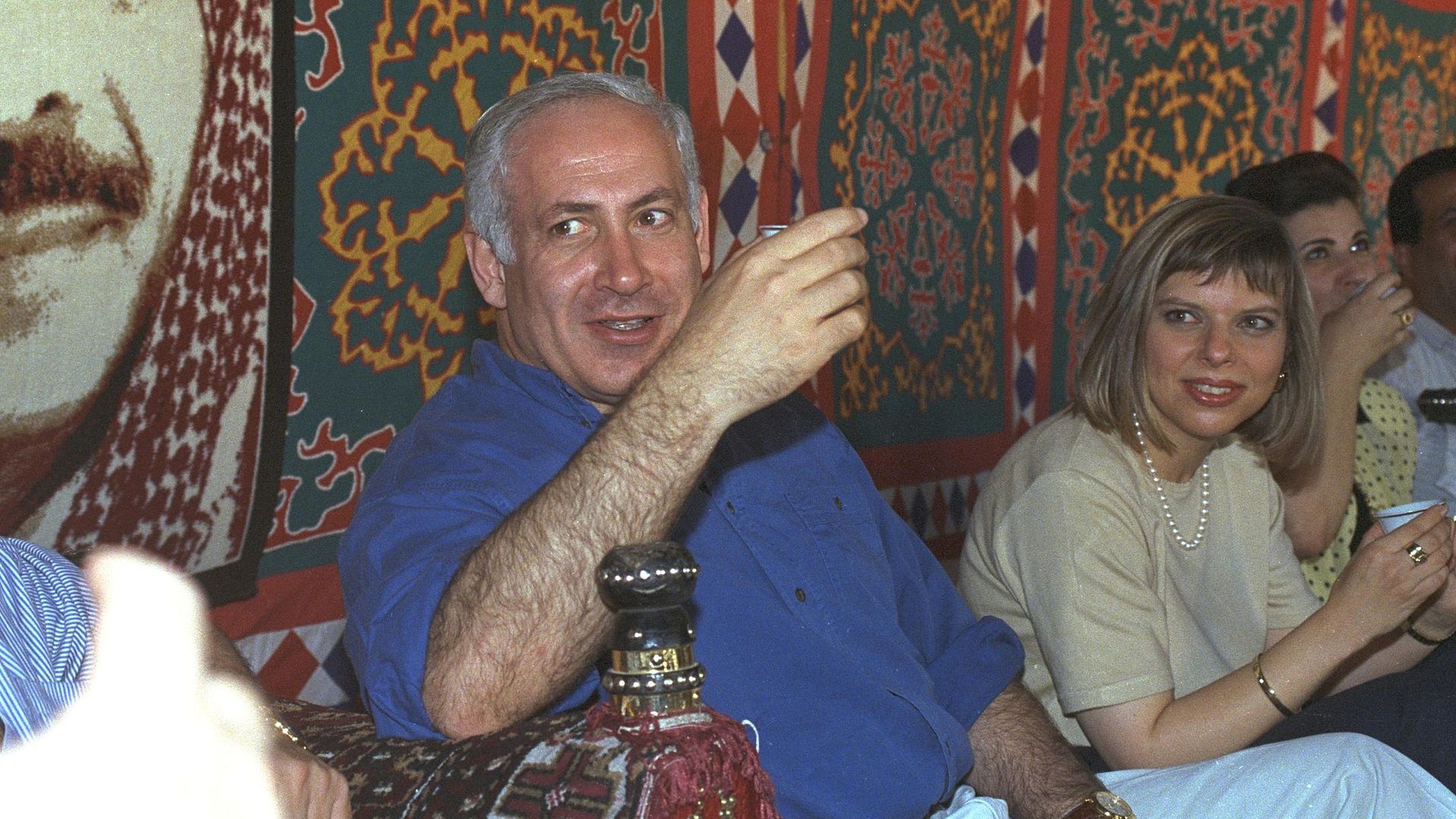 Benjamin Netanyahu in Giordania (1996)