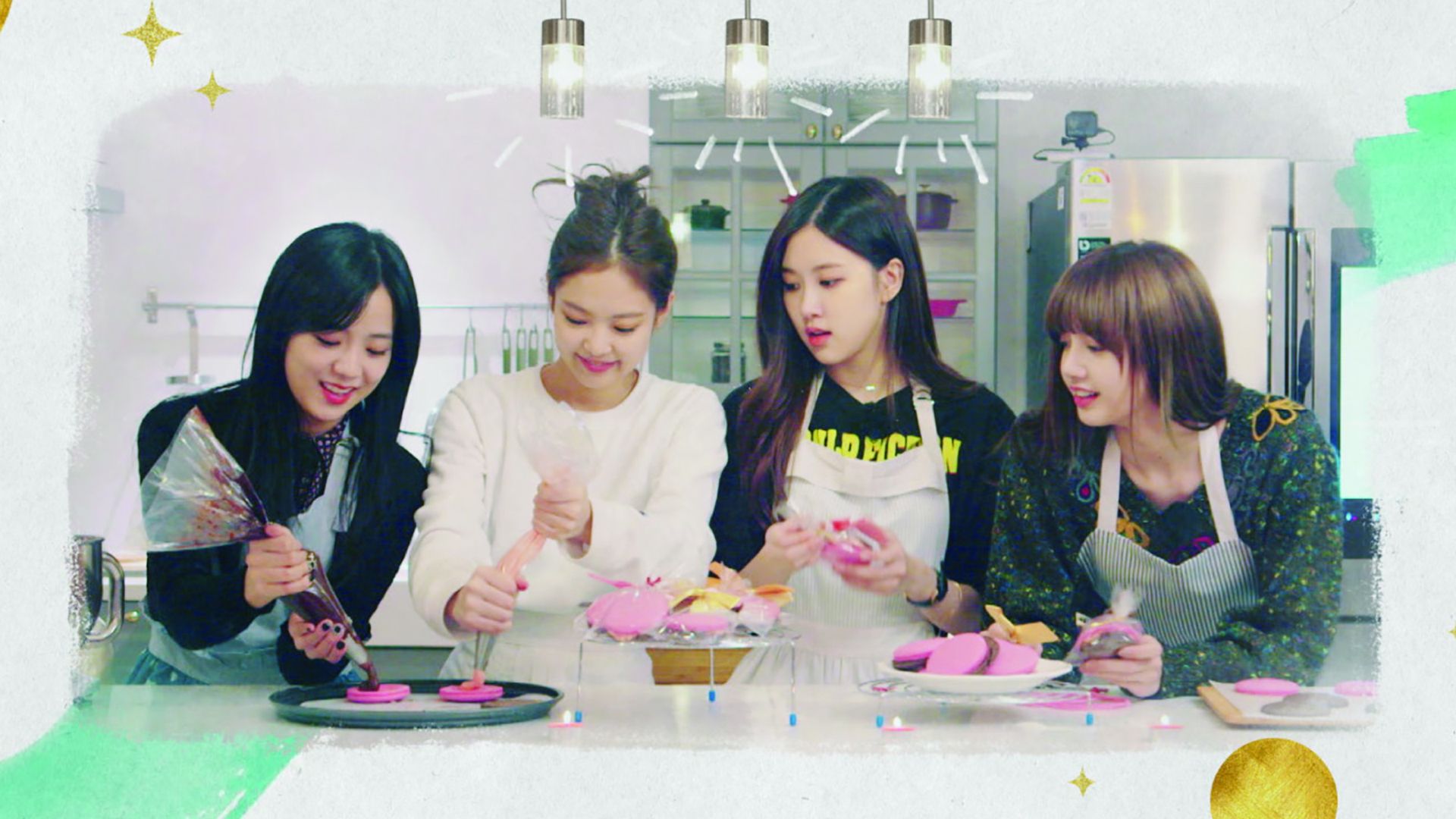 Un'immagine dal reality show Blackpink House