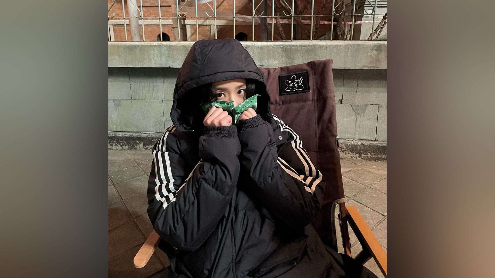 Jisoo sul set del dramma Snowdrop