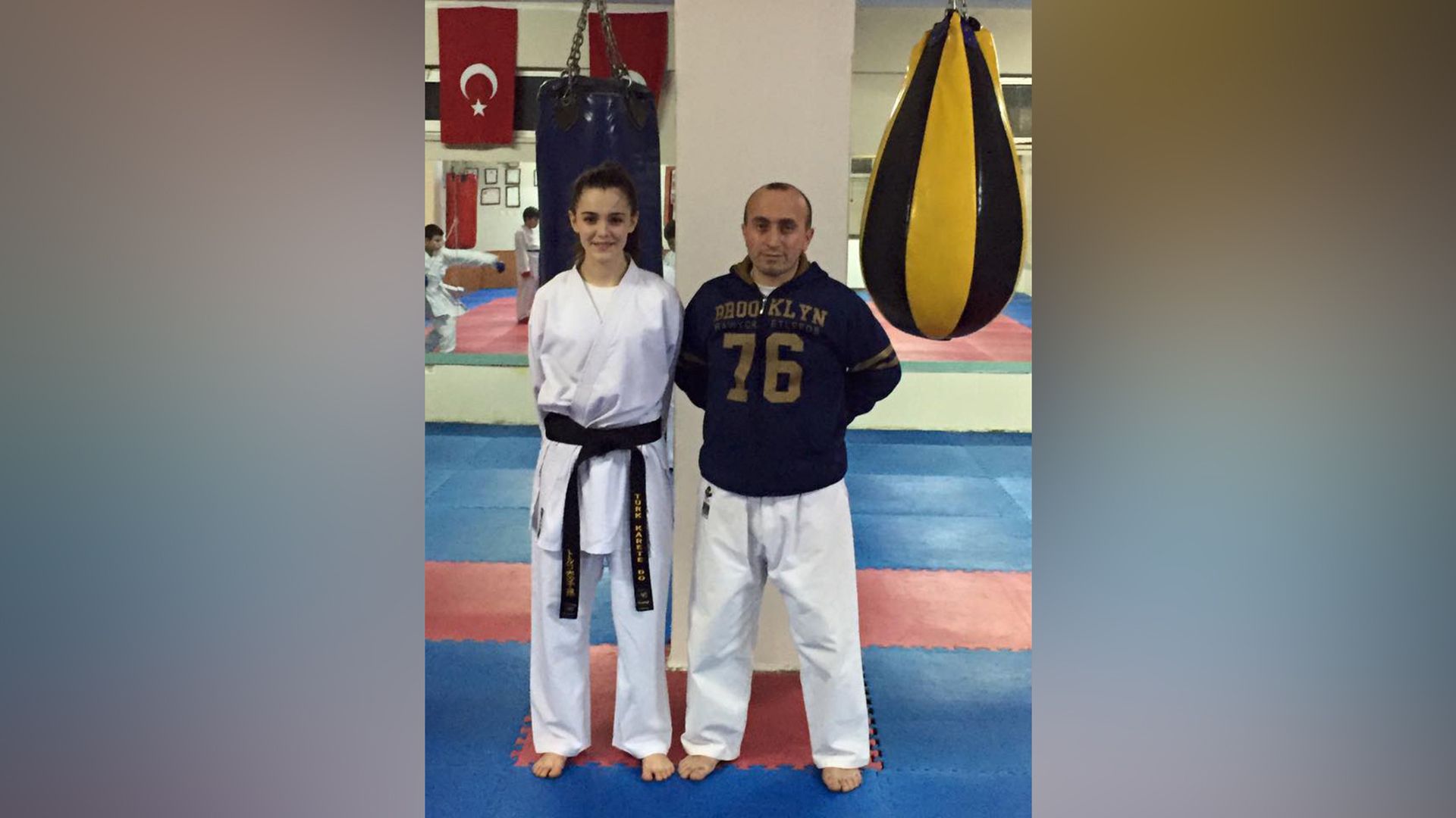 Hafsanur Sancaktutan praticava il karate