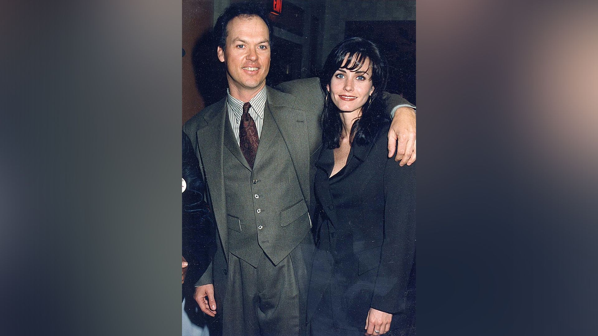 Michael Keaton e Courteney Cox