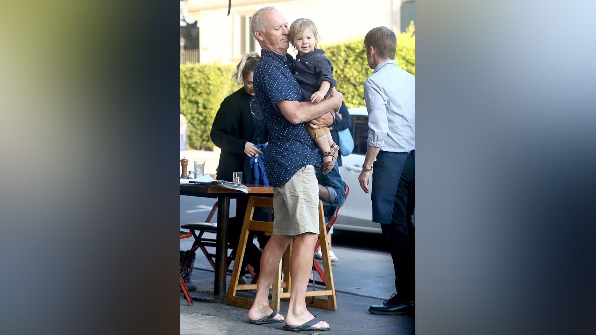 Michael Keaton con suo nipote