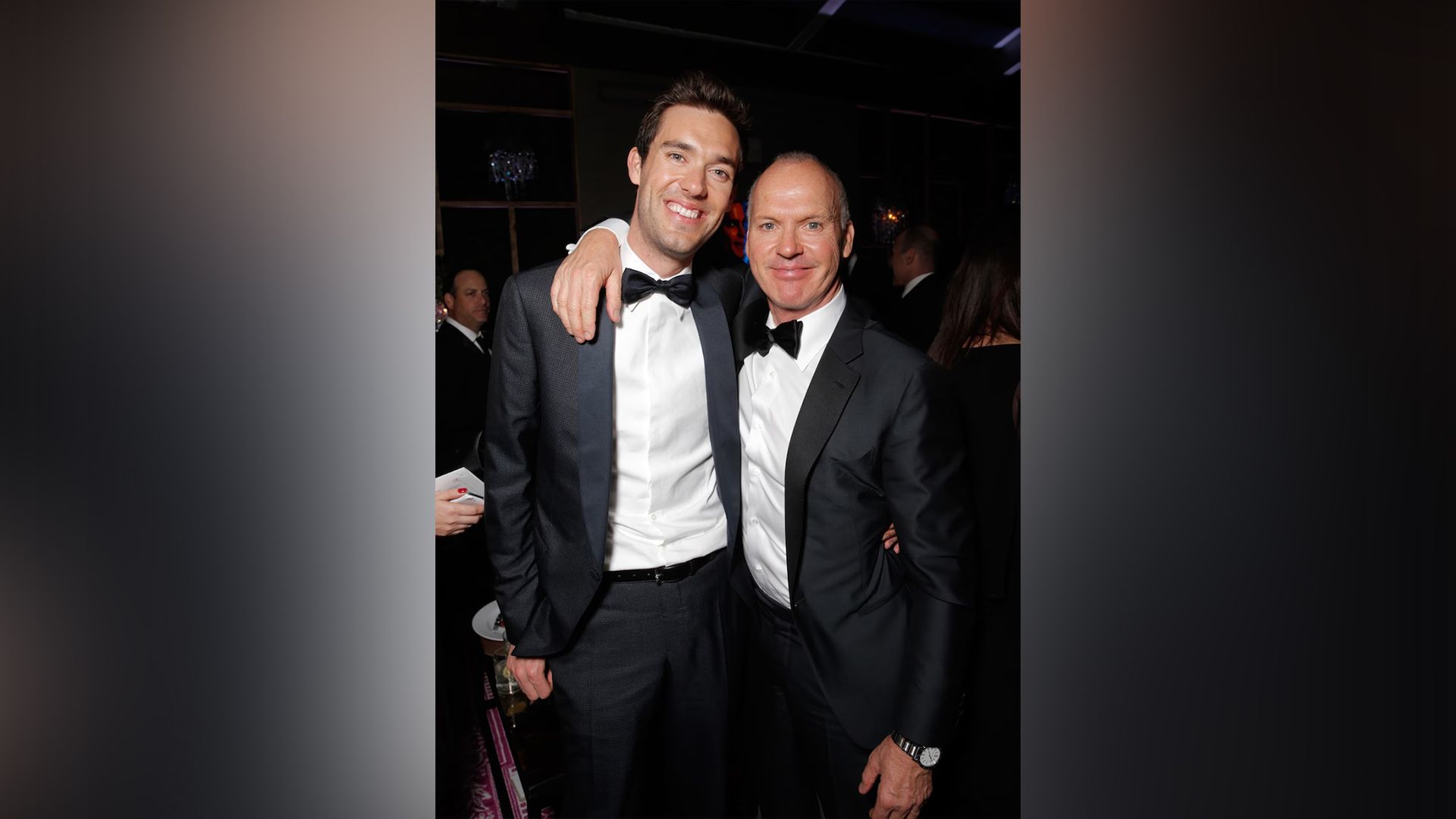 Michael Keaton con suo figlio