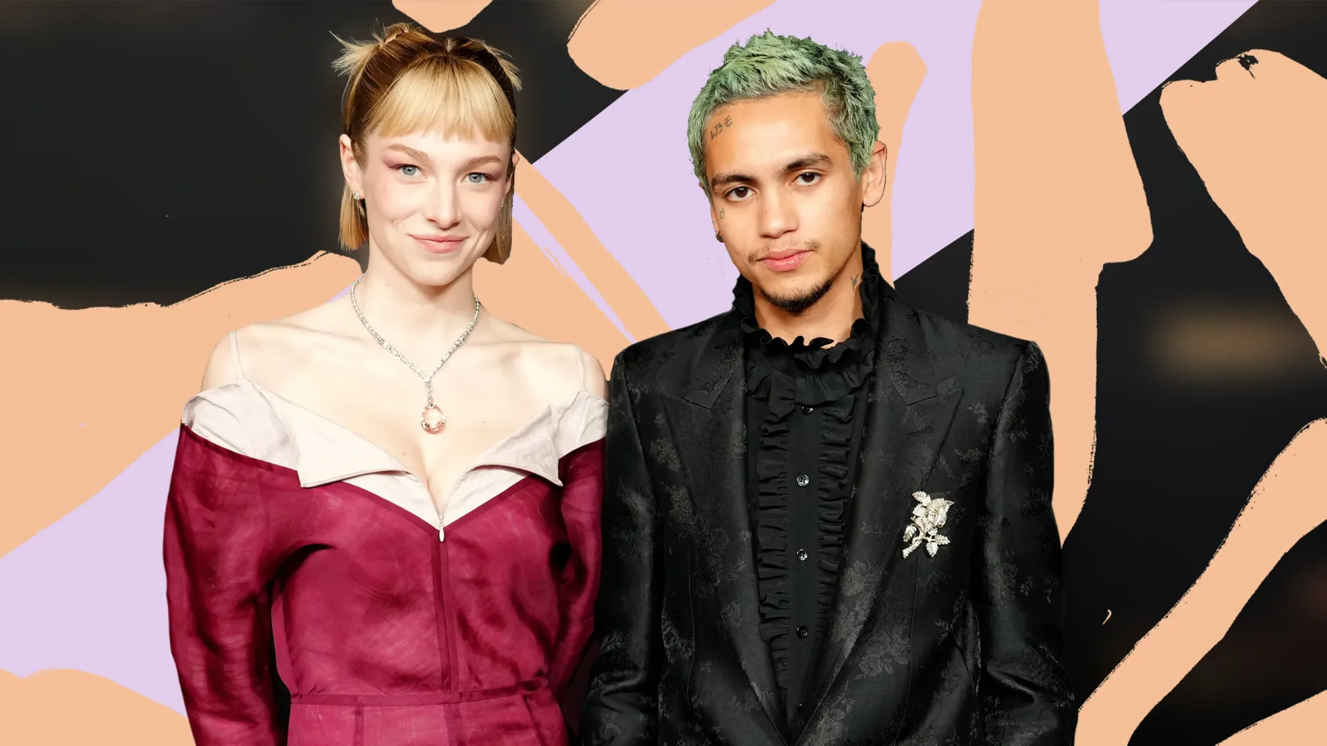 Hunter Schafer e Dominic Fike