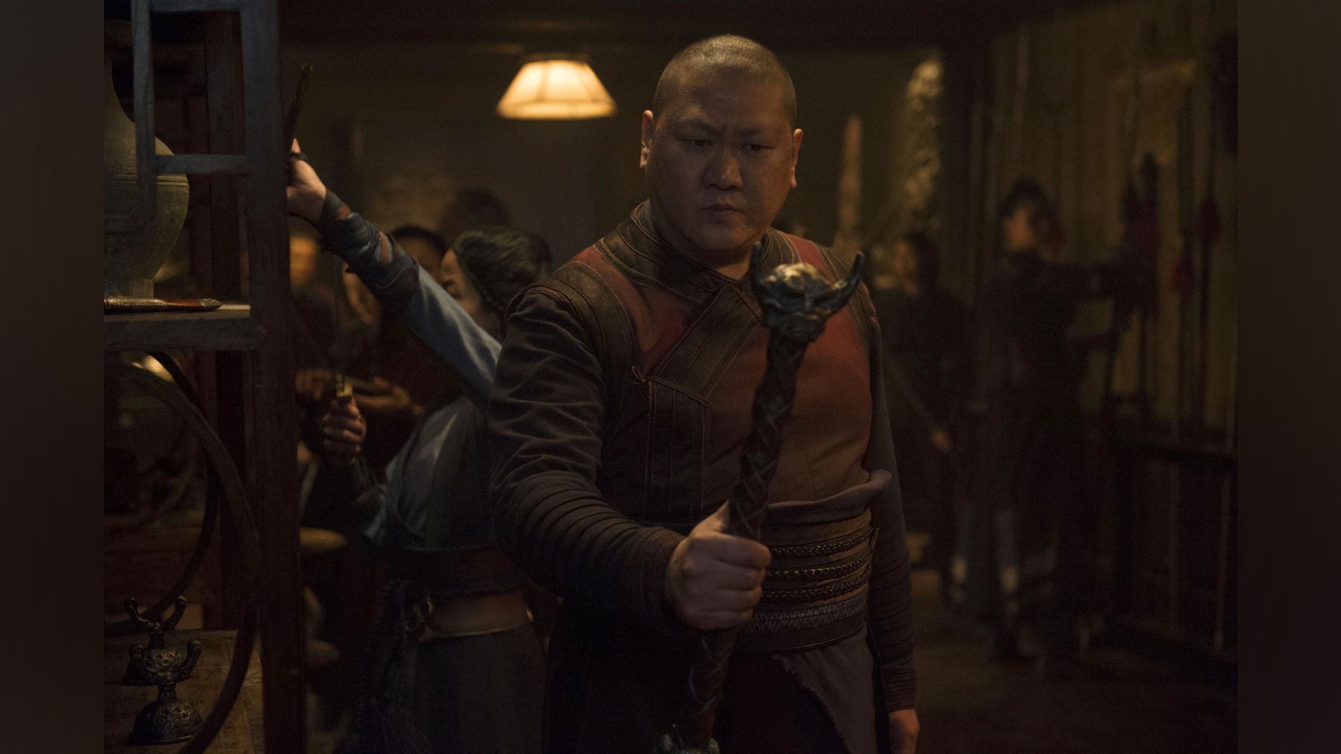 Benedict Wong nel ruolo di Wong