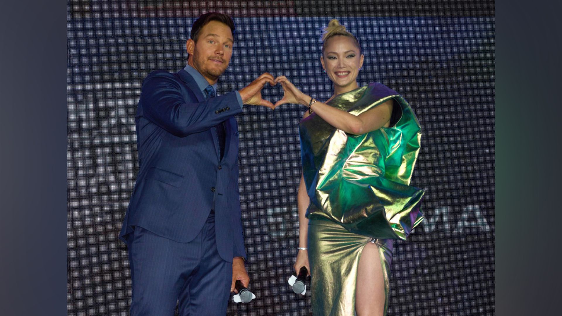 Pom Klementieff e Chris Pratt