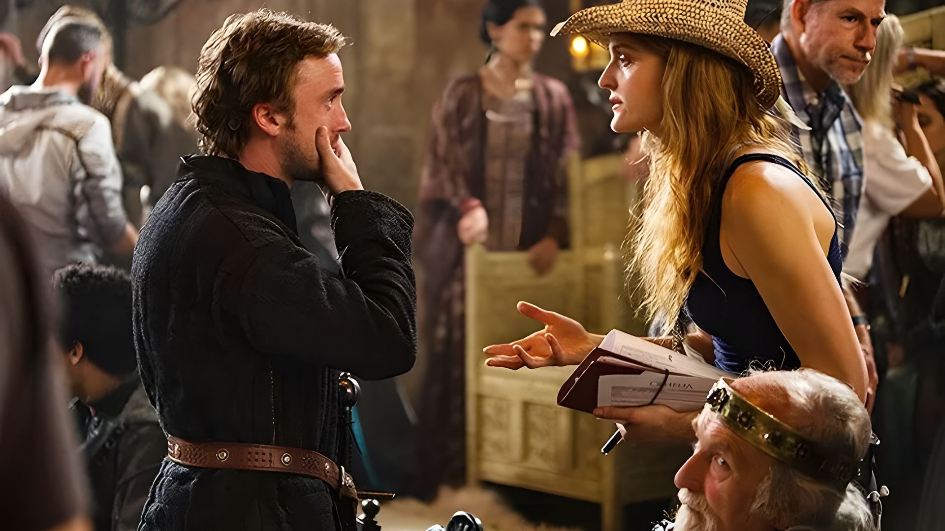 Tom Felton sul Set di Ophelia