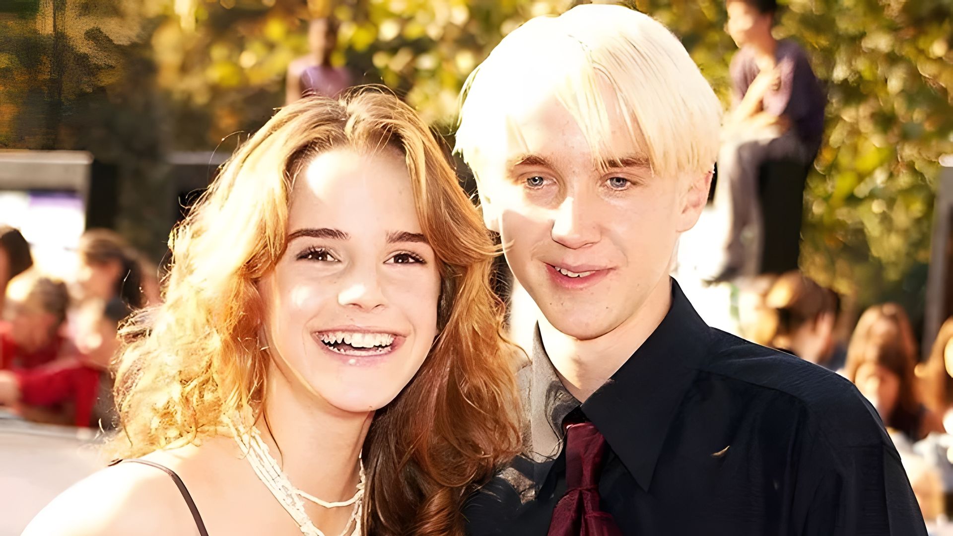 Tom Felton ed Emma Watson