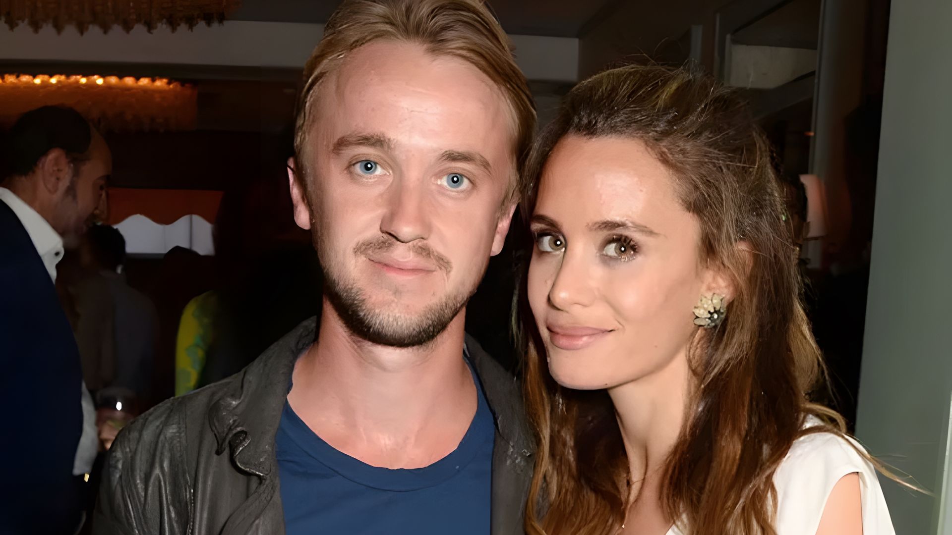 Tom Felton con Jade Gordon
