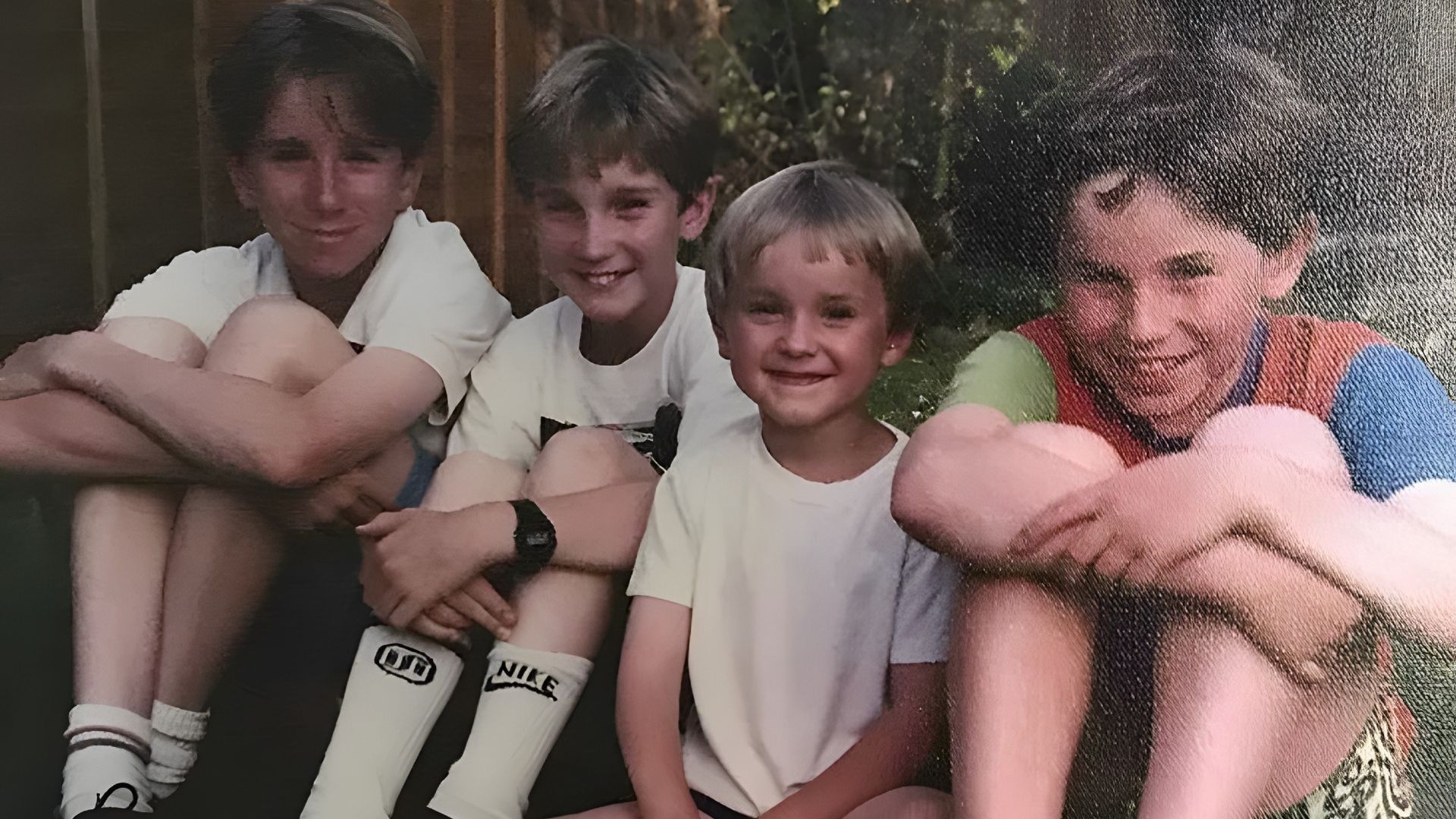 Tom Felton con i suoi fratelli maggiori
