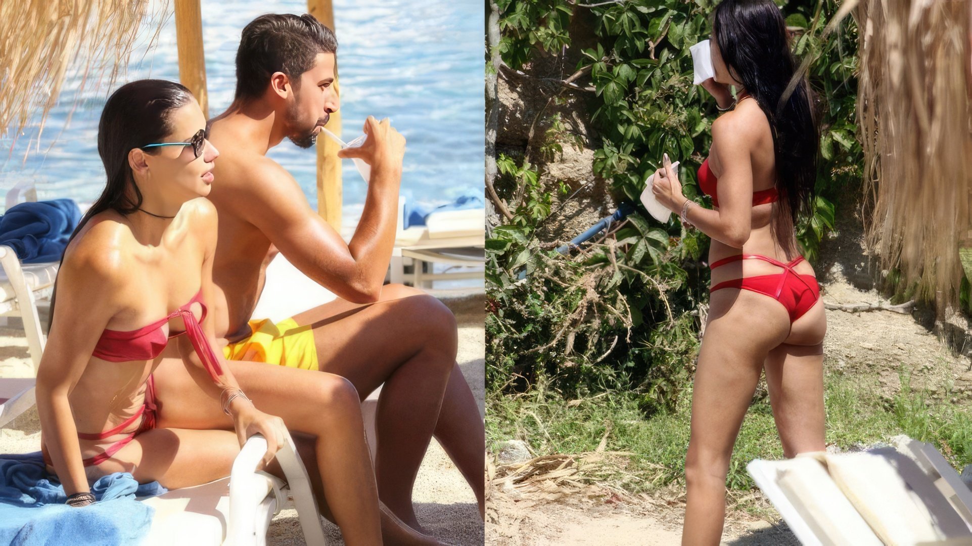 Adriana Lima in costume da bagno in vacanza a Mykonos