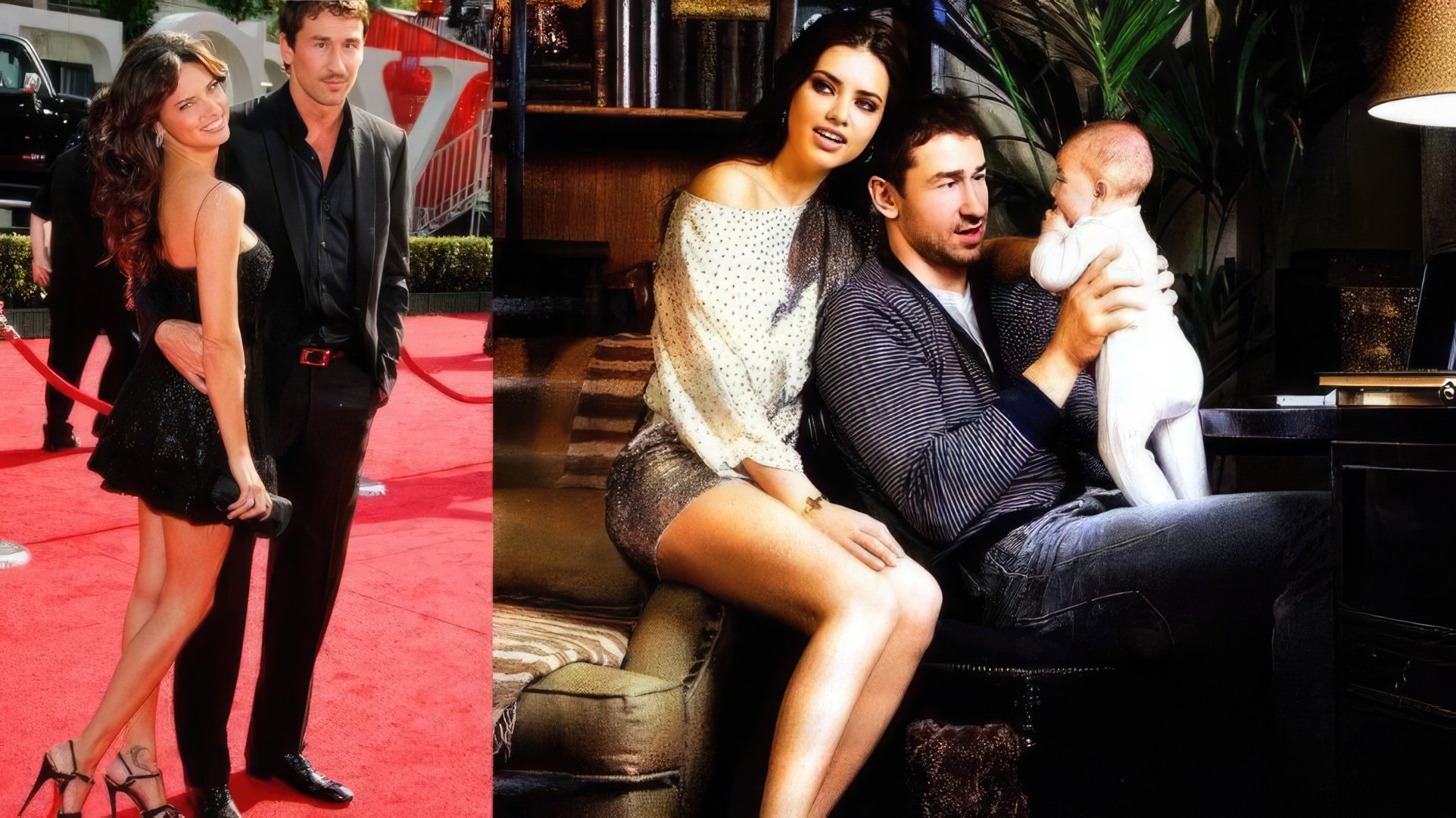 Adriana Lima, Marko Jarić, e la loro figlia Valentina