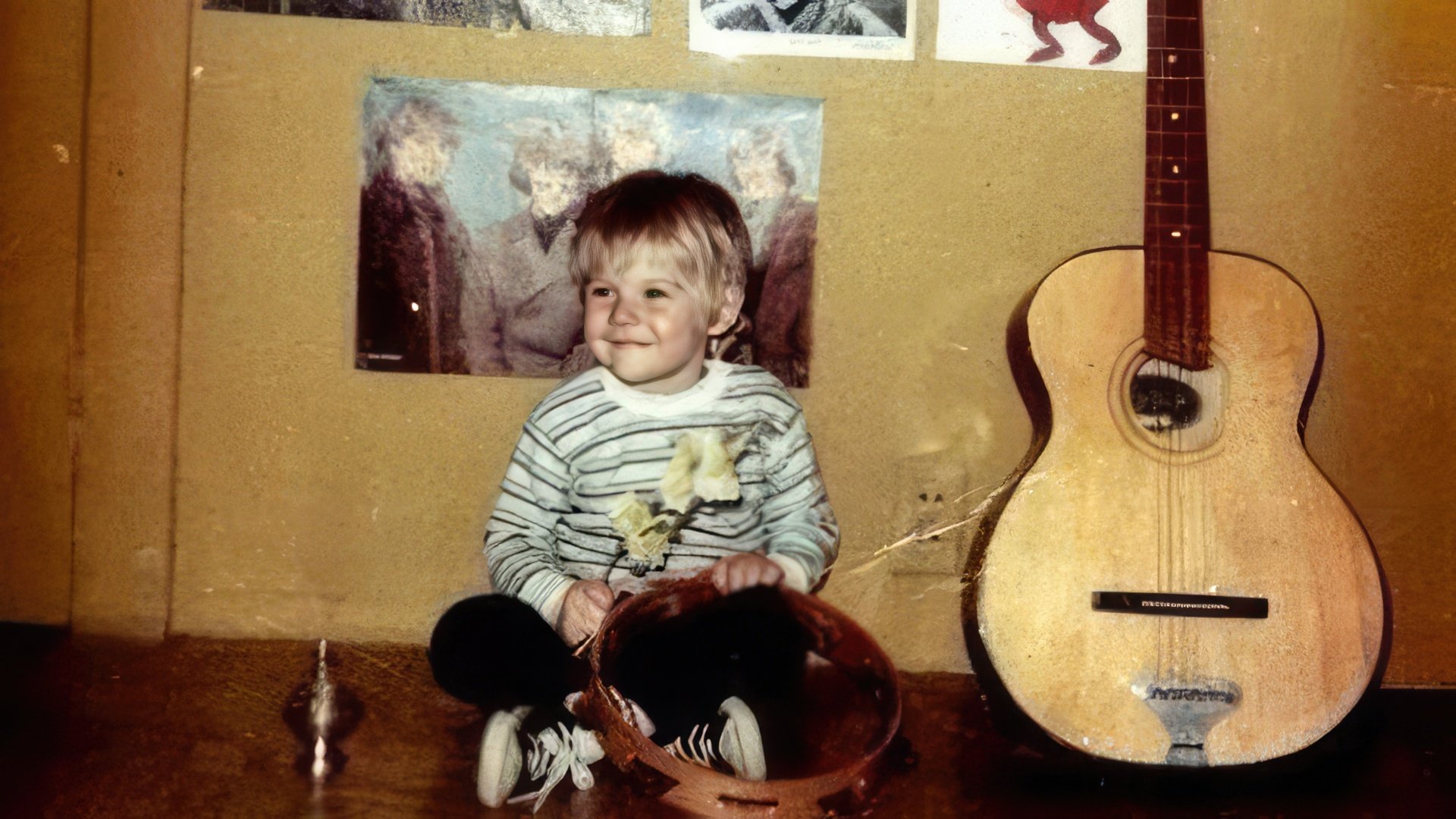 Kurt Cobain da bambino