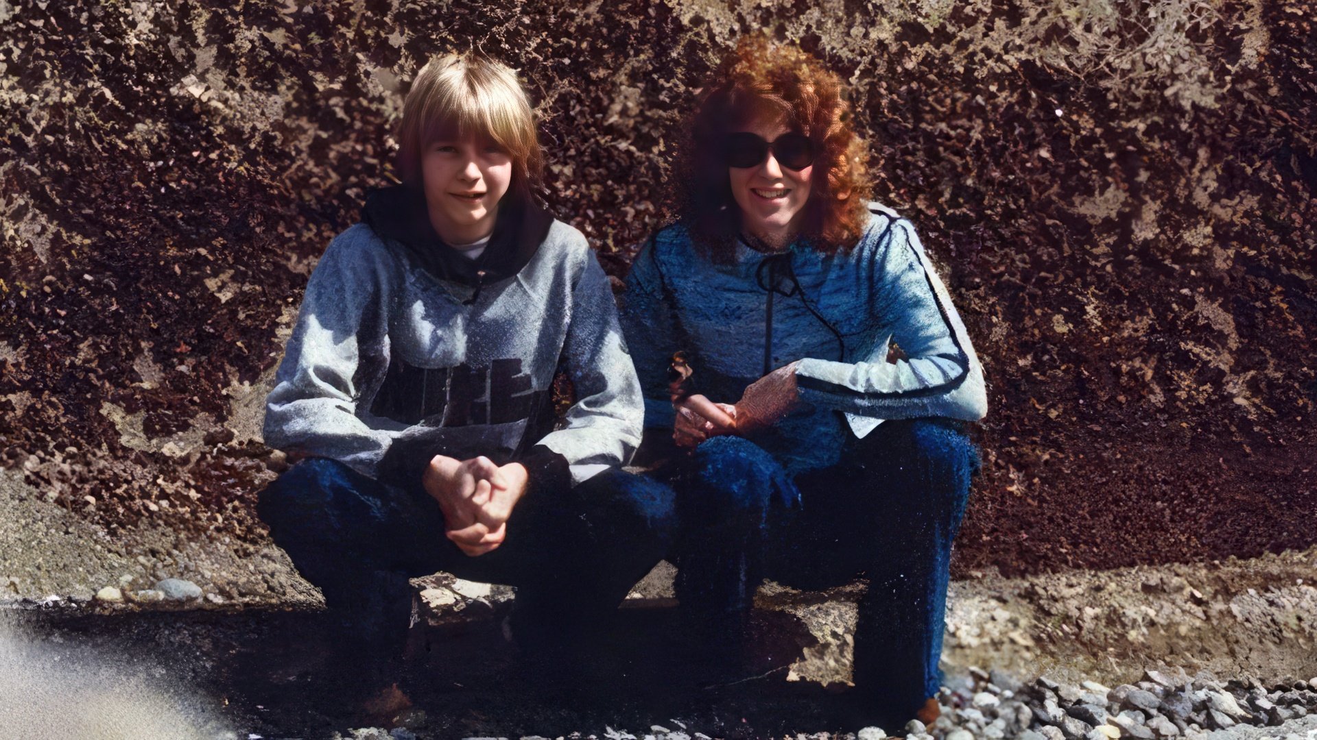 Kurt Cobain con sua zia