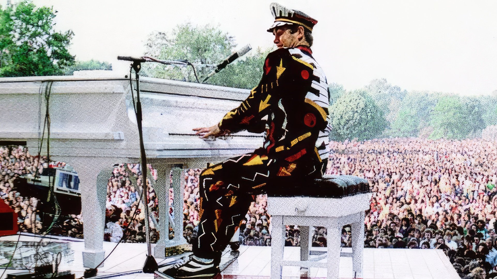 Il concerto gratuito del musicista attirò 400.000 persone