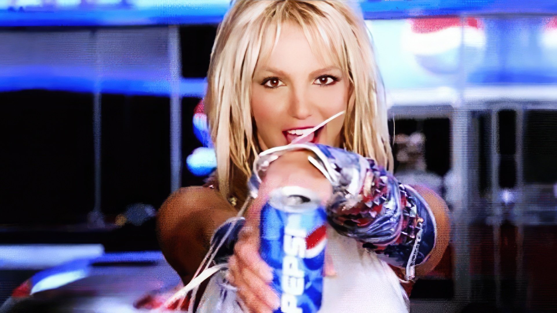 Britney Spears nella campagna pubblicitaria della Pepsi