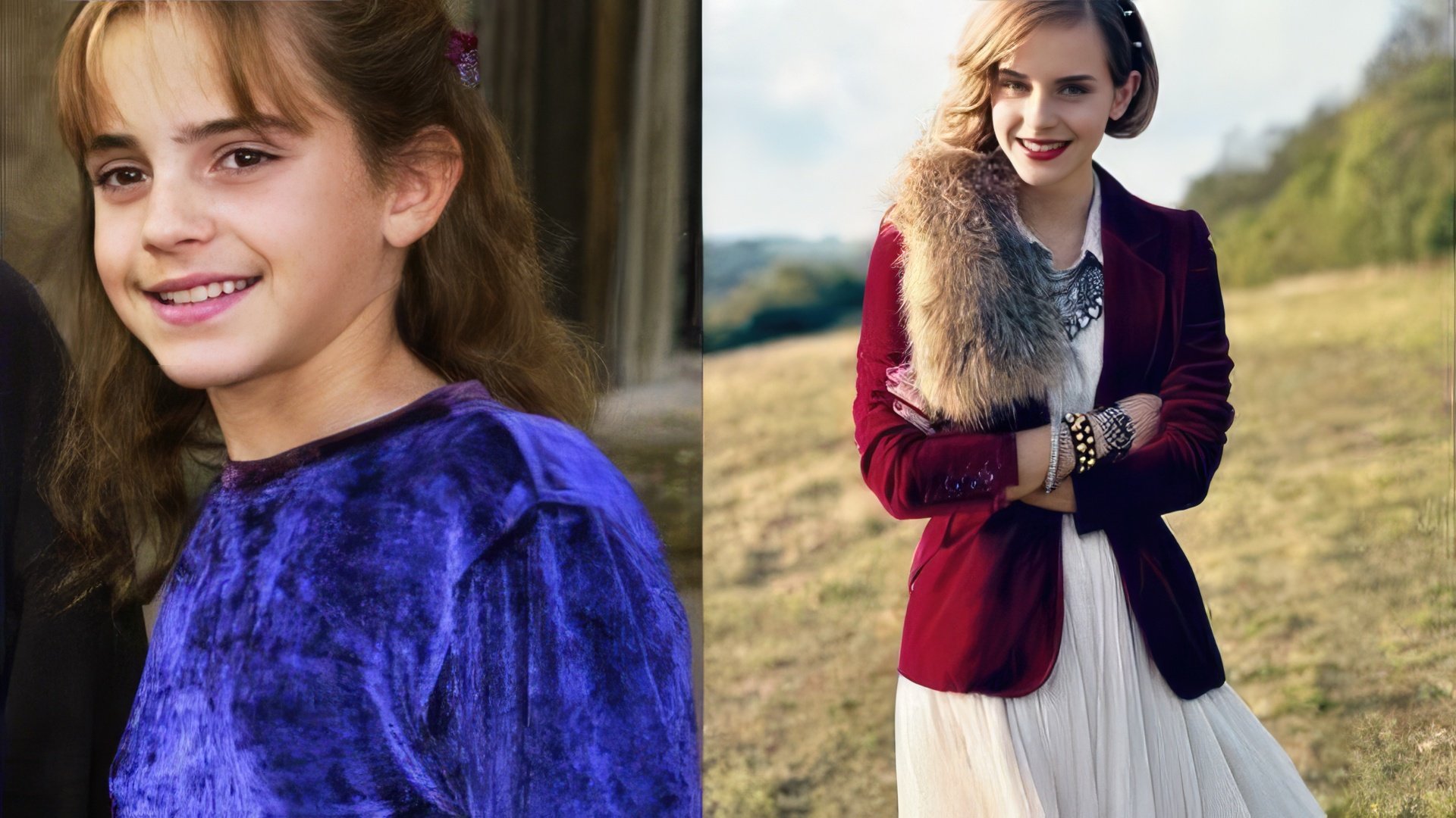 Emma Watson da bambina e ora