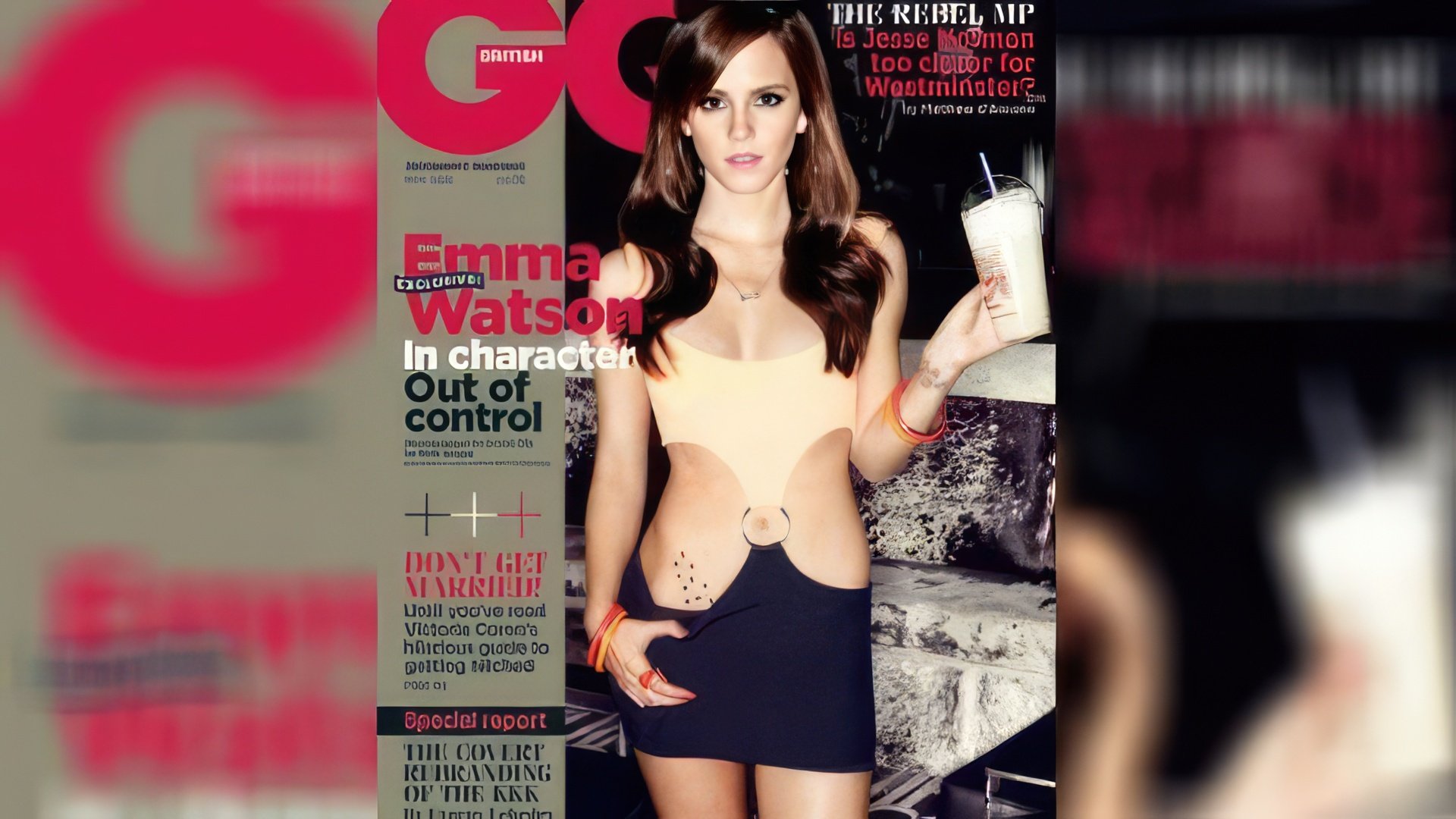 Emma Watson nello stile di Julia Roberts