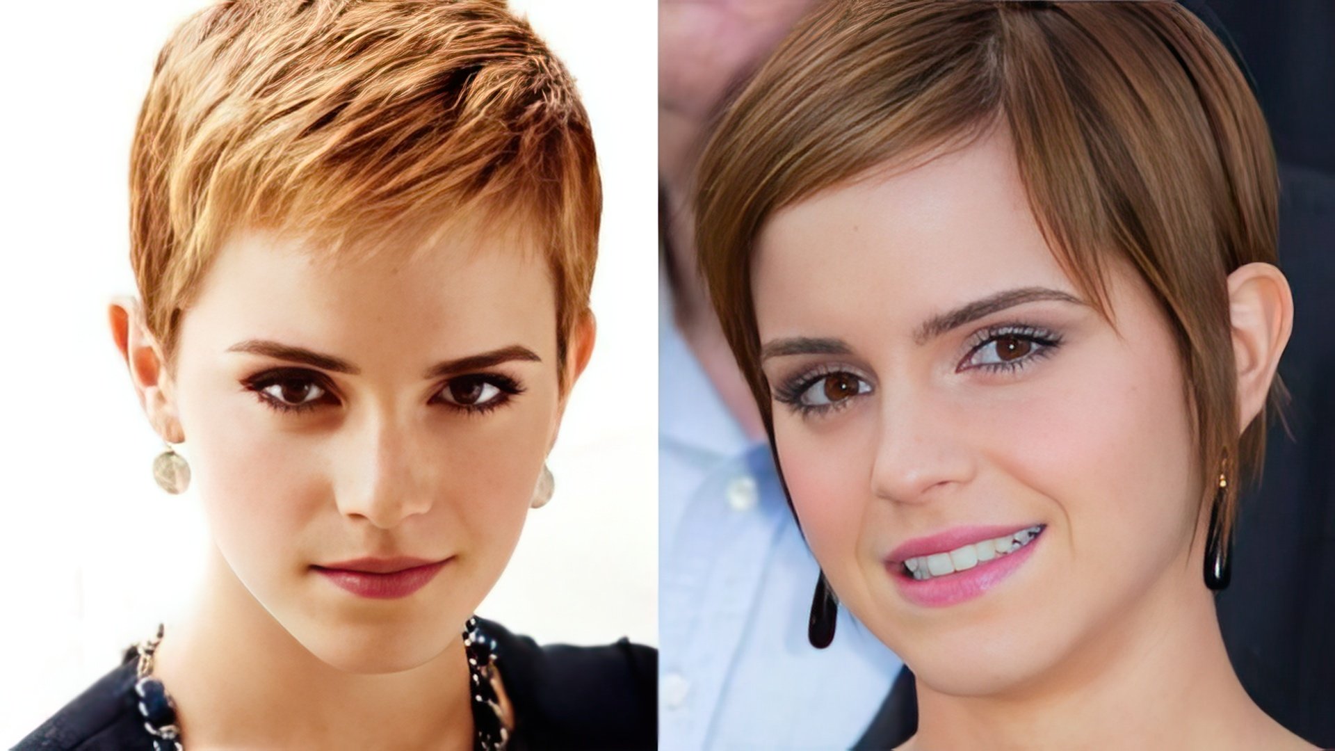 Emma Watson con un taglio di capelli corto