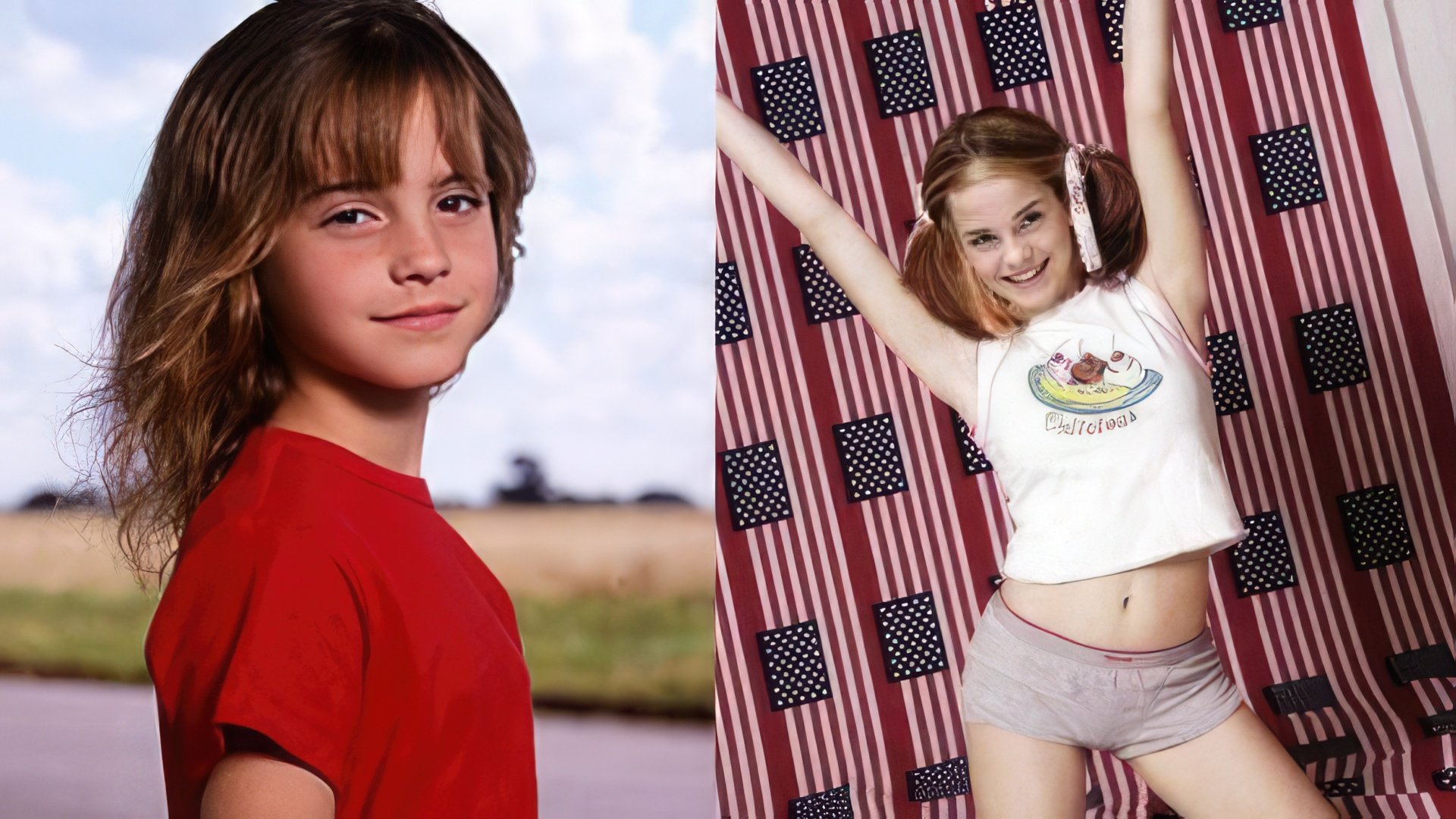 Emma Watson da bambina