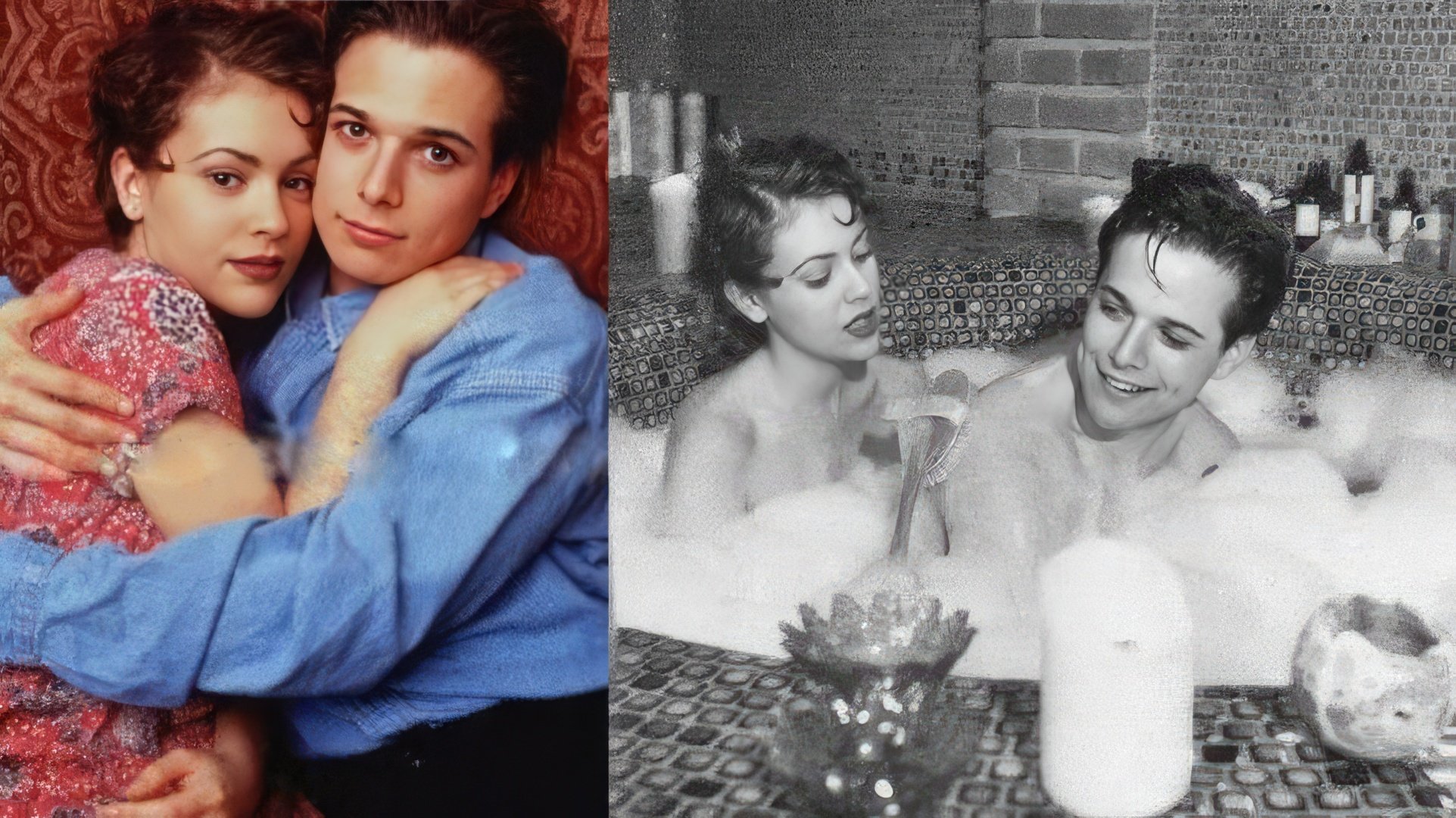 Alyssa Milano e Scott Wolf