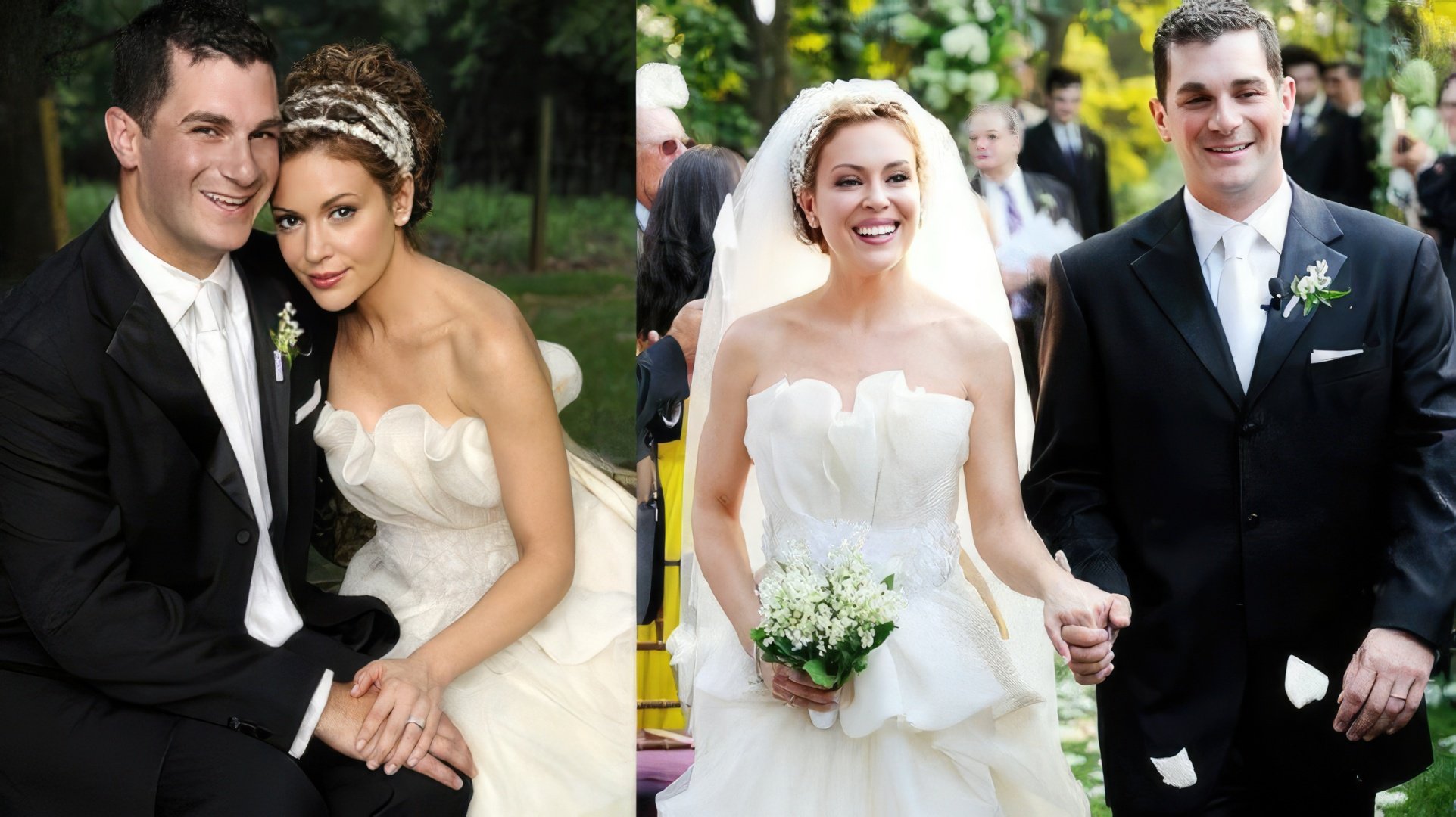 Il matrimonio di Alyssa Milano e David Bugliari