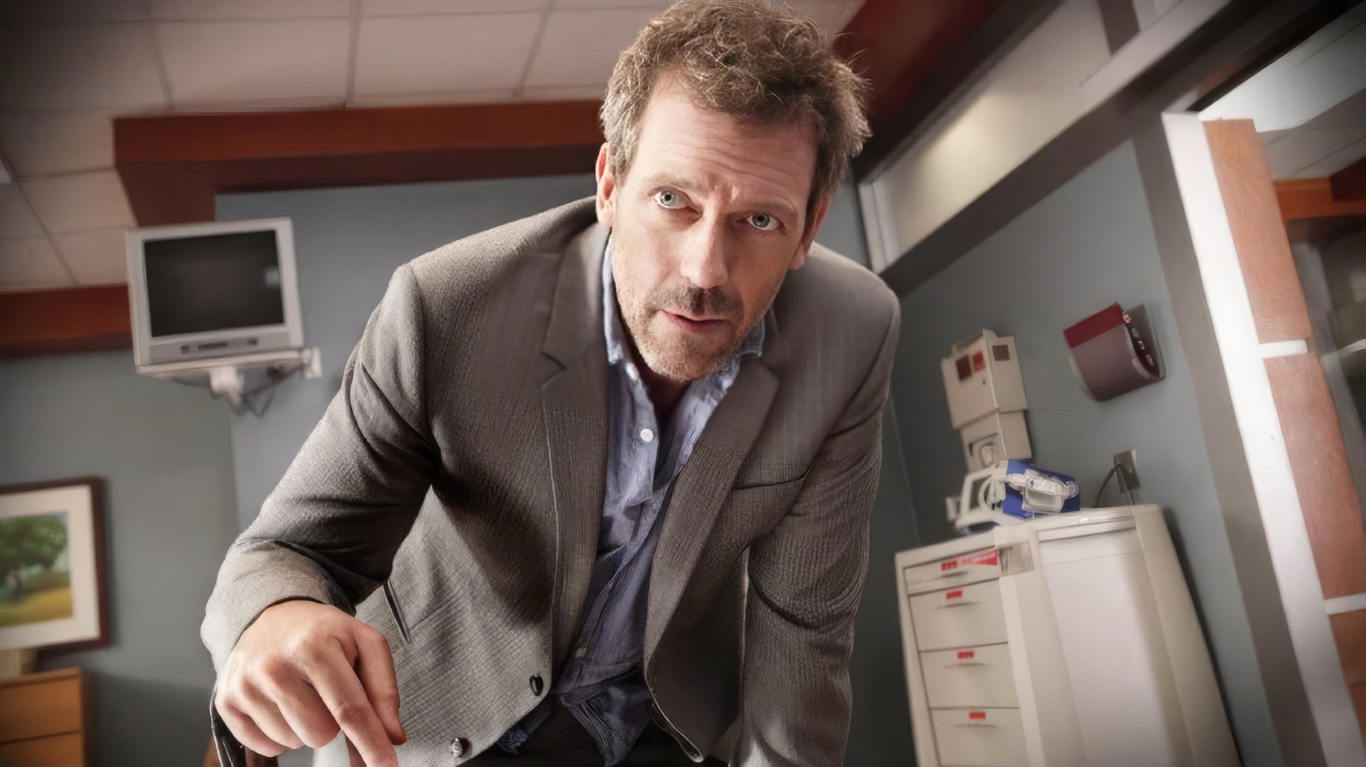Hugh Laurie nel ruolo di Gregory House