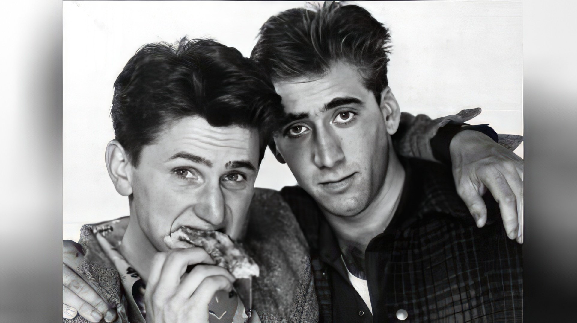 Nicolas Cage con il giovane Sean Penn