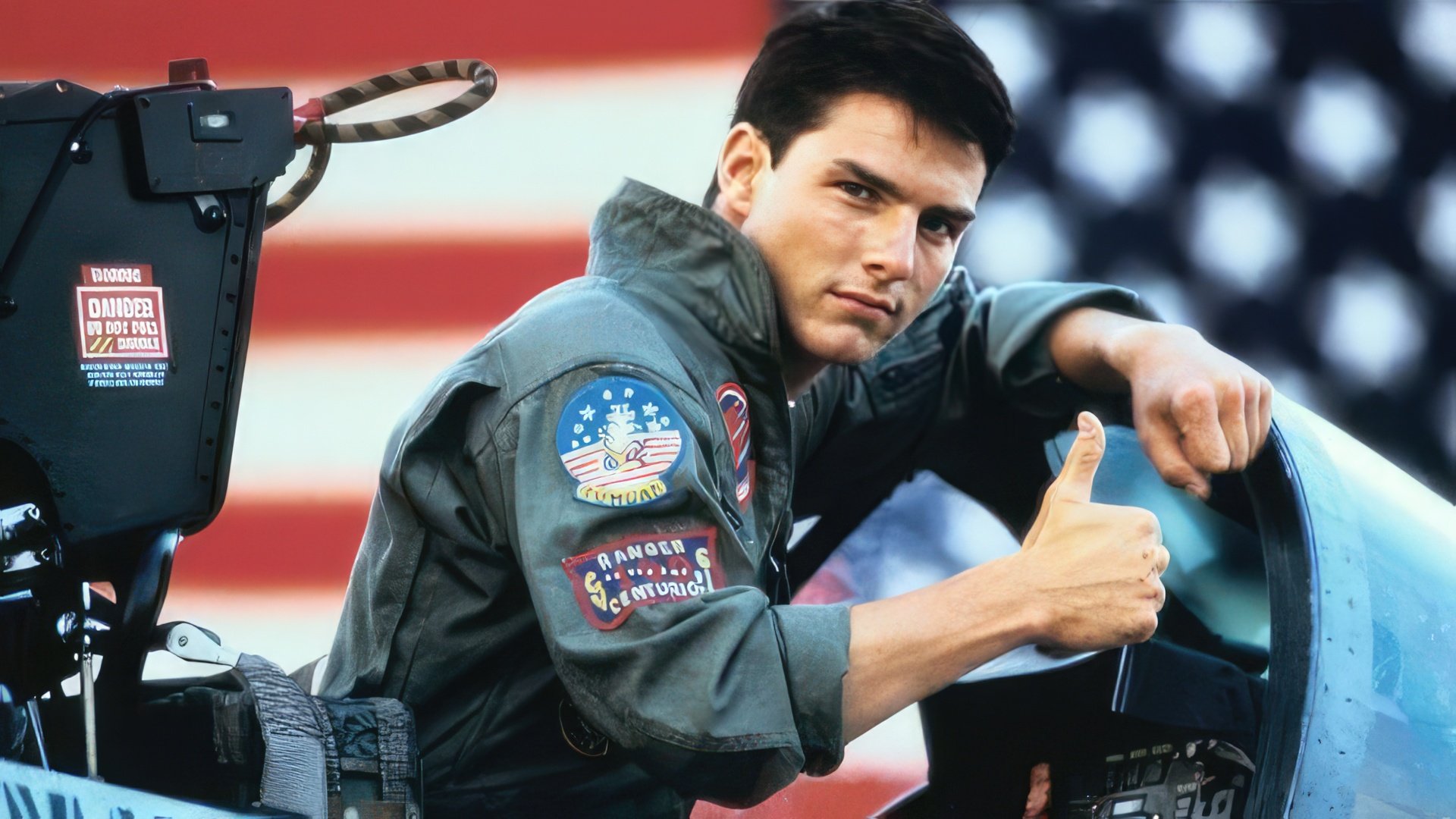 Una scena del film Top Gun