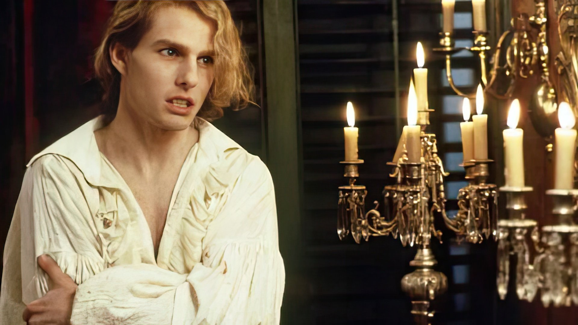 Tom Cruise nel film 'Interview with the Vampire'