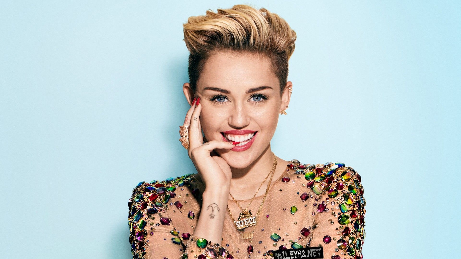 L'attrice e cantante Miley Cyrus