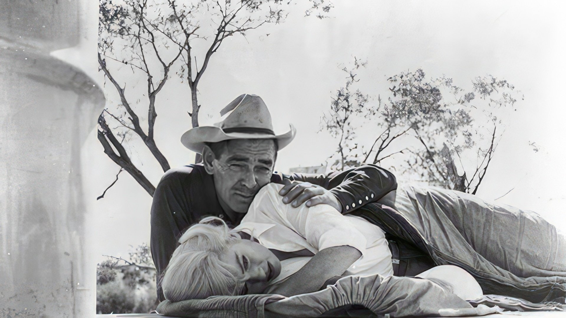 Marilyn Monroe e Clark Gable nel film The Misfits