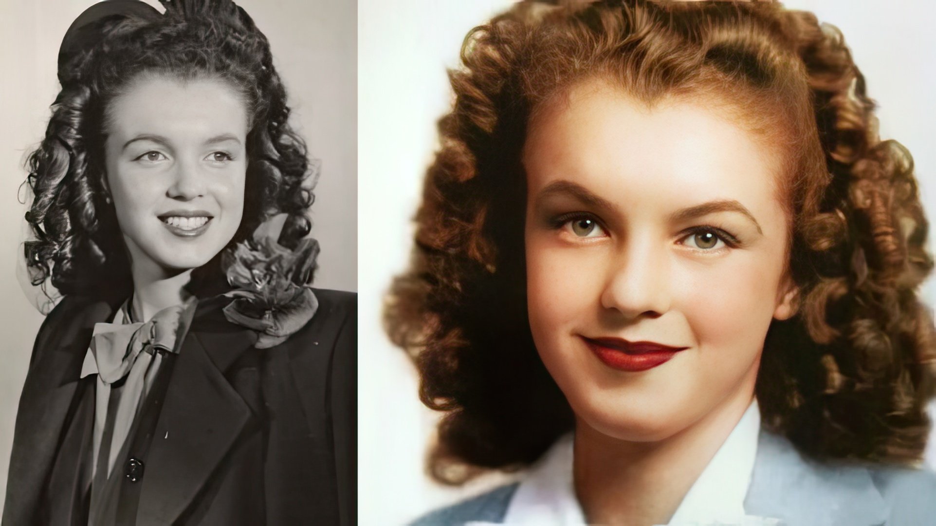 Marilyn Monroe da adolescente (circa 1940)