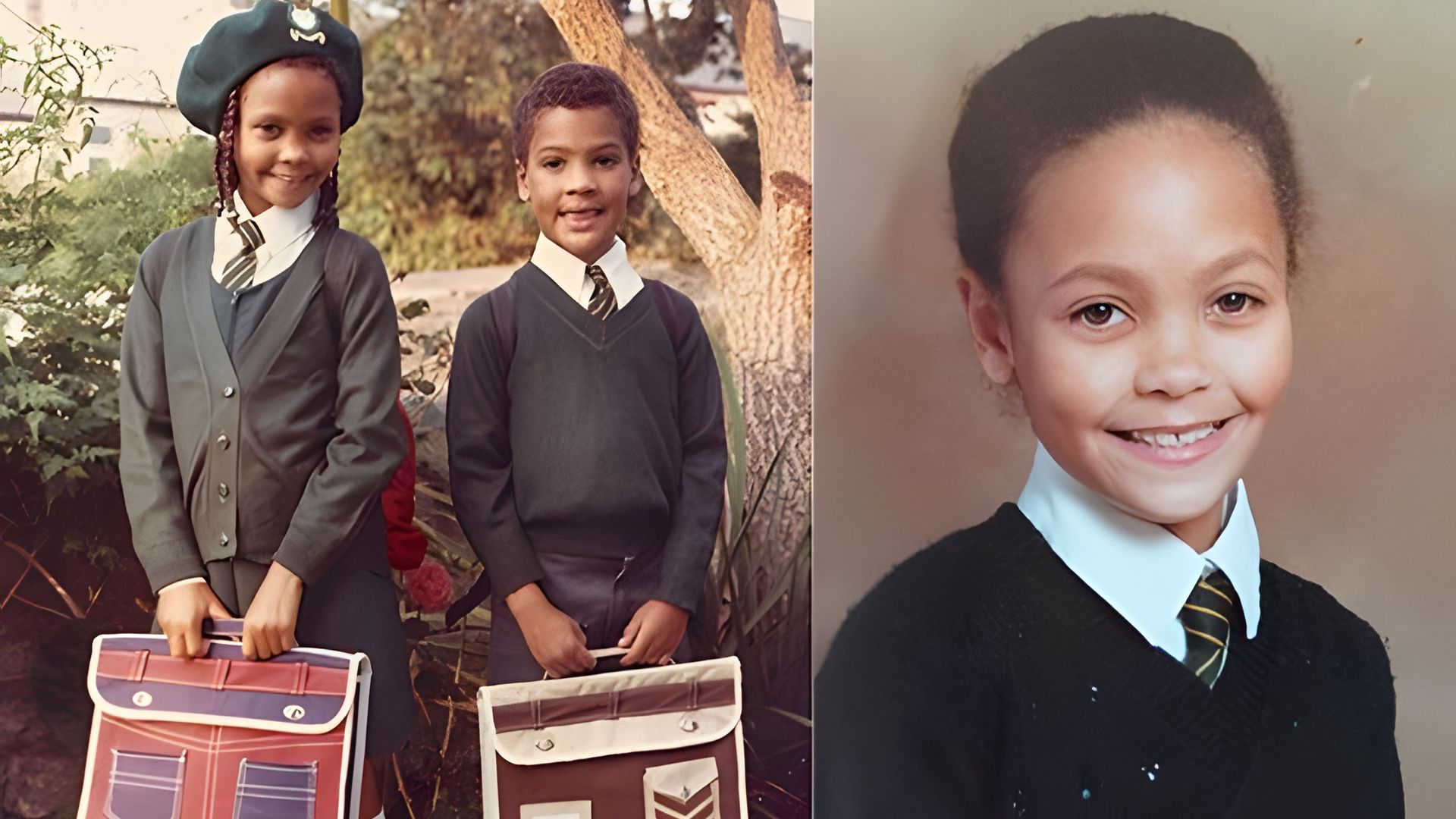 Thandiwe Newton durante gli anni di scuola