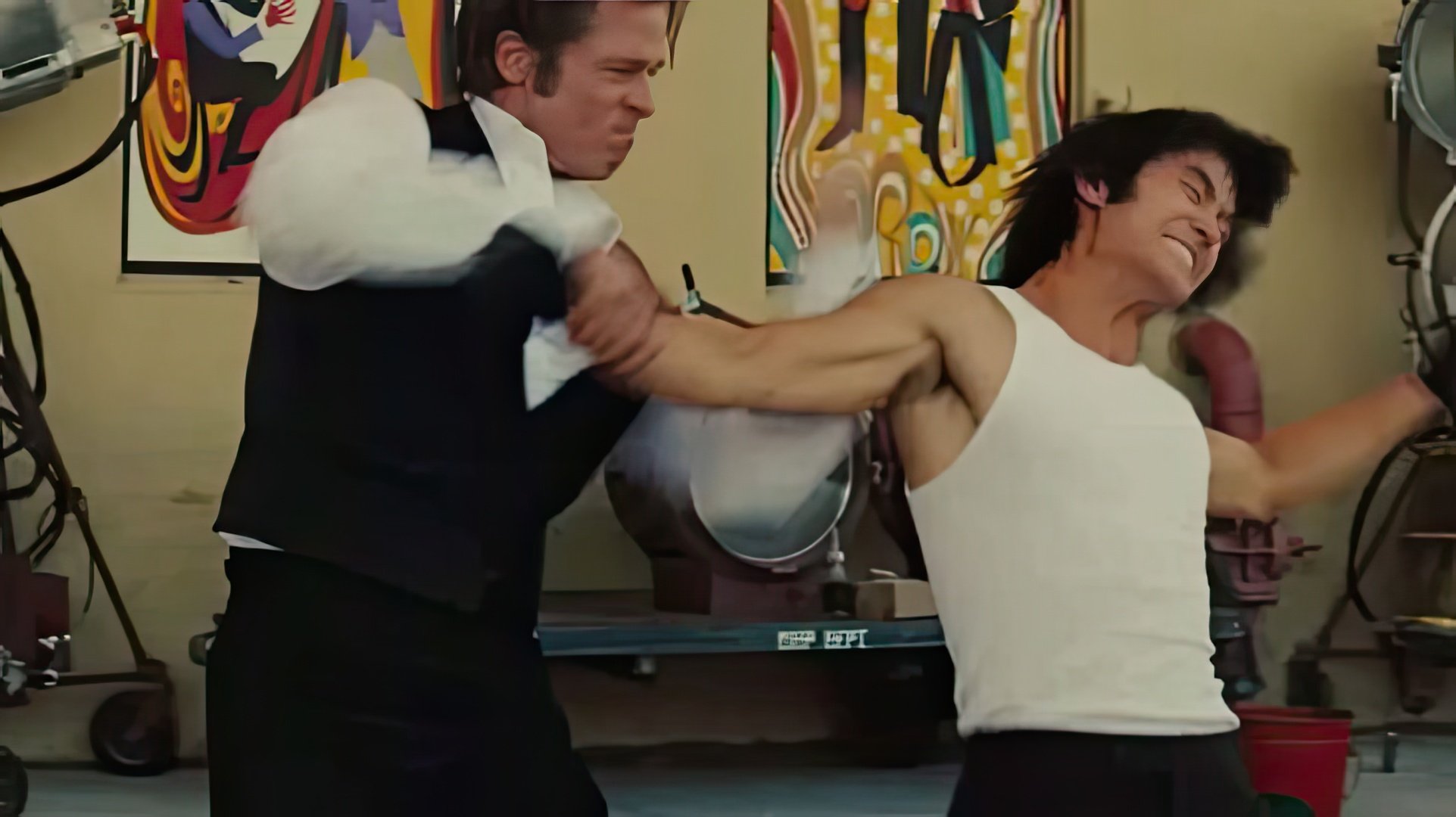 Una scena del film 'Once Upon a Time in Hollywood'