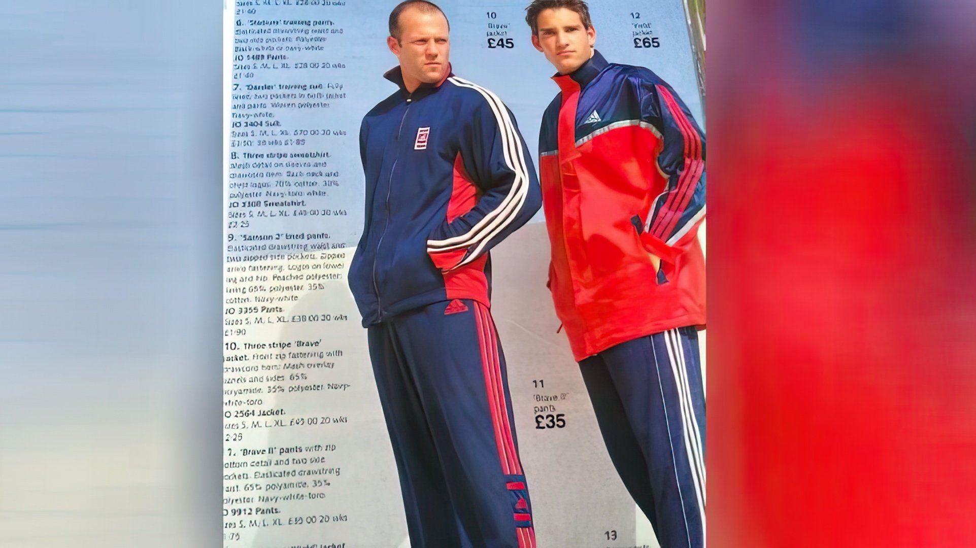 Jason Statham in un catalogo pubblicitario